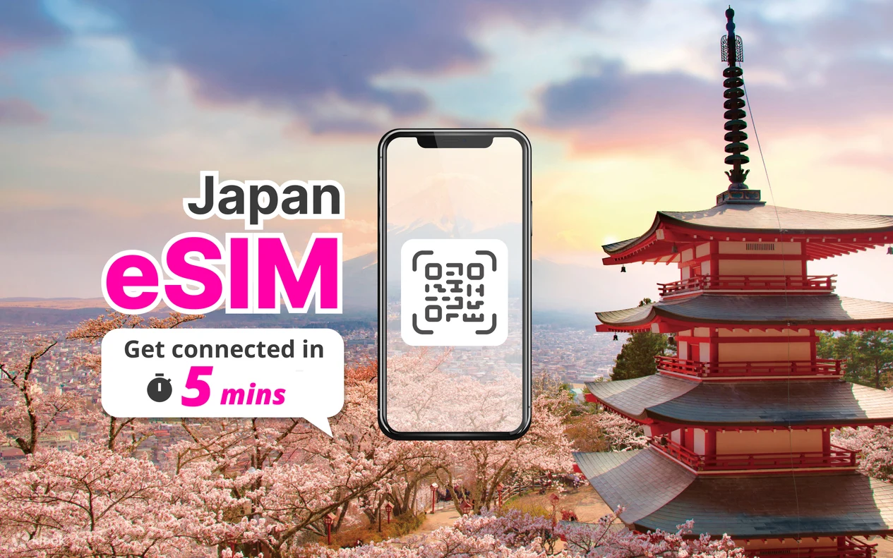 Japan Data eSIM from NTT docomo / Sakura Mobile