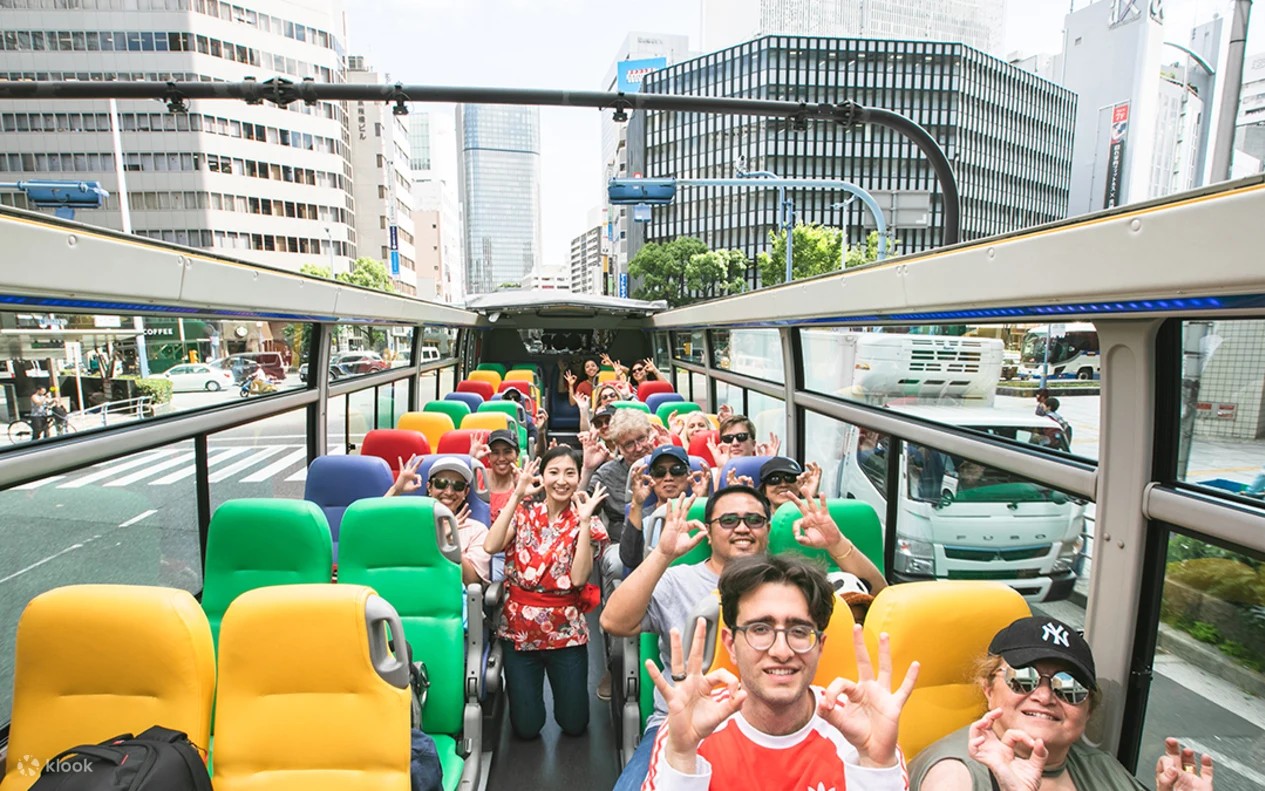 Osaka Wonder Loop Open-Top Hop-on Hop-off Sightseeing Bus