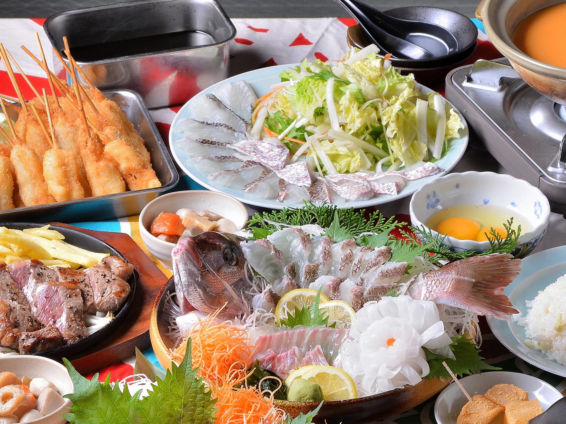 Osaka Namba - Fishing Restaurant - Jumbo Tsuribune Tsurikichi Izakaya - Thumbnail 3