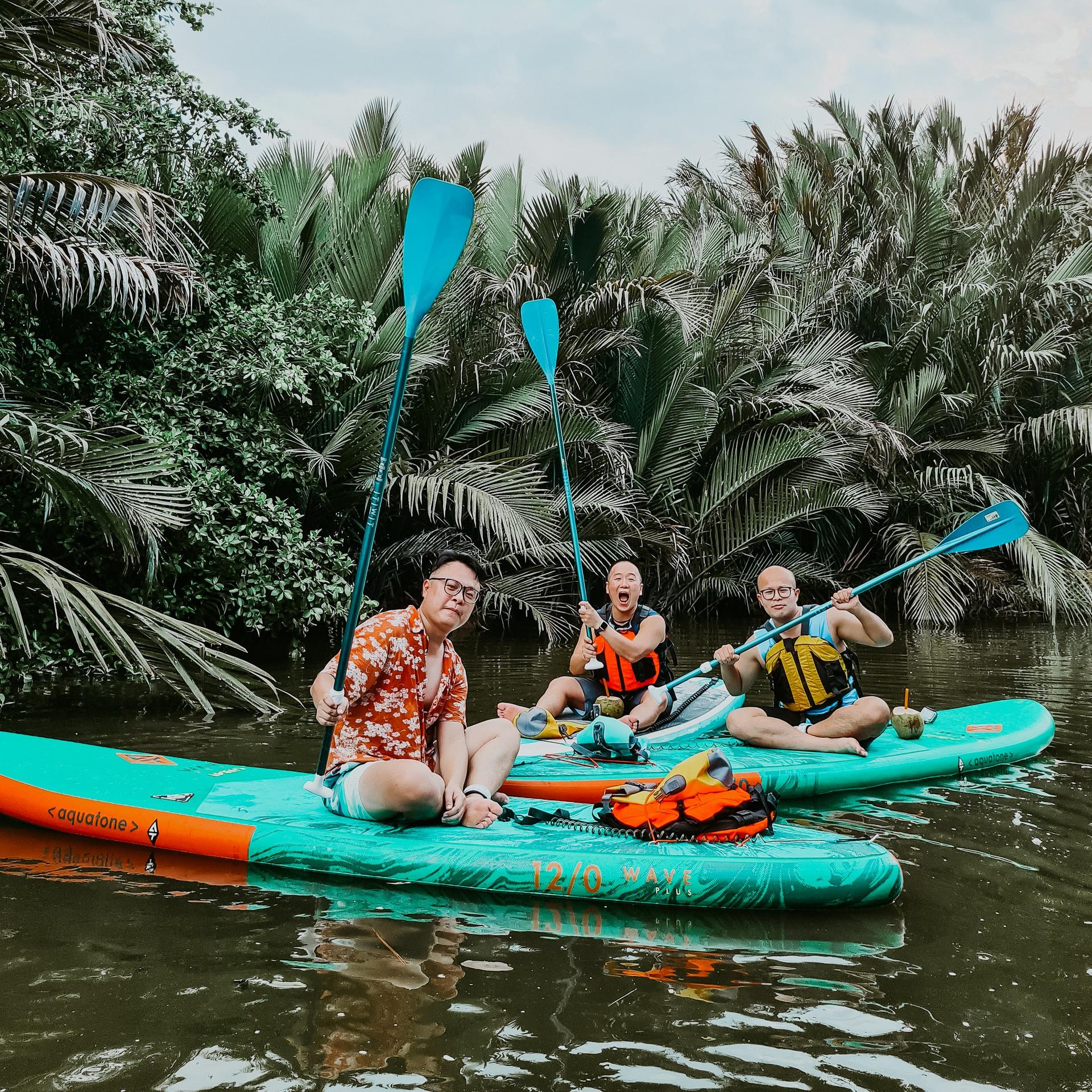 Stand Up PaddStand Up Paddle Board (SUP) Experience on Sai Gon River - Image 1
