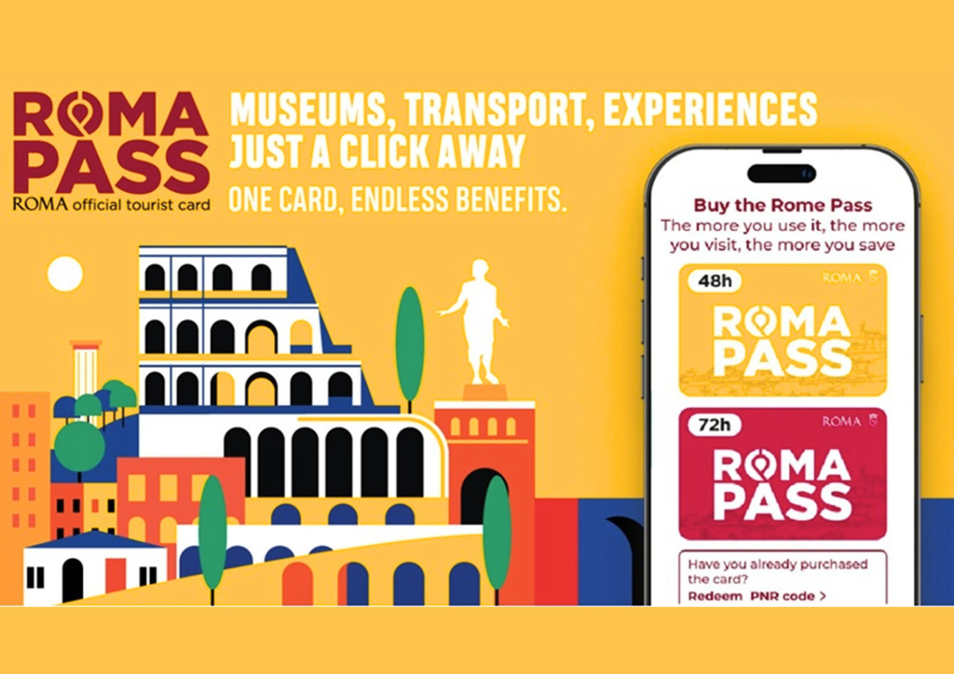 Roma Pass: Official City Card with Transportation - Image 1