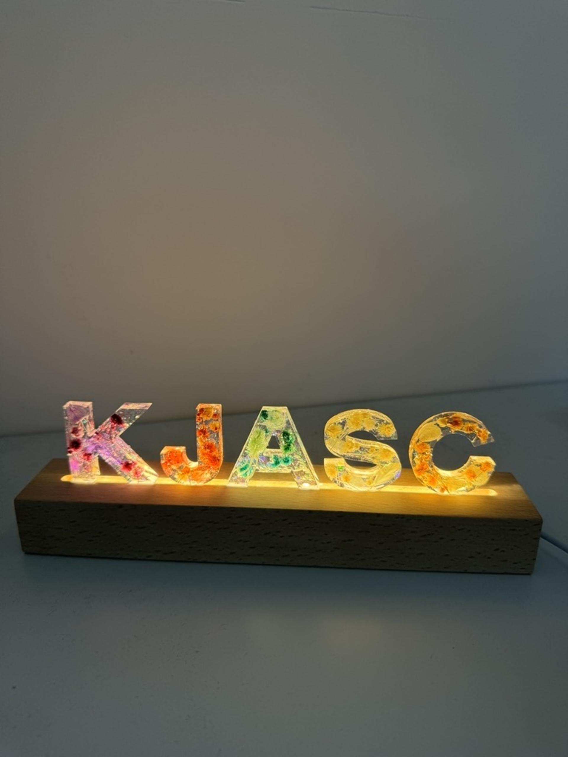 URBANPEACE - Preserved Flower Letter Light | Preserved Flower Letter Keychain | Kwun Tong - Thumbnail 10