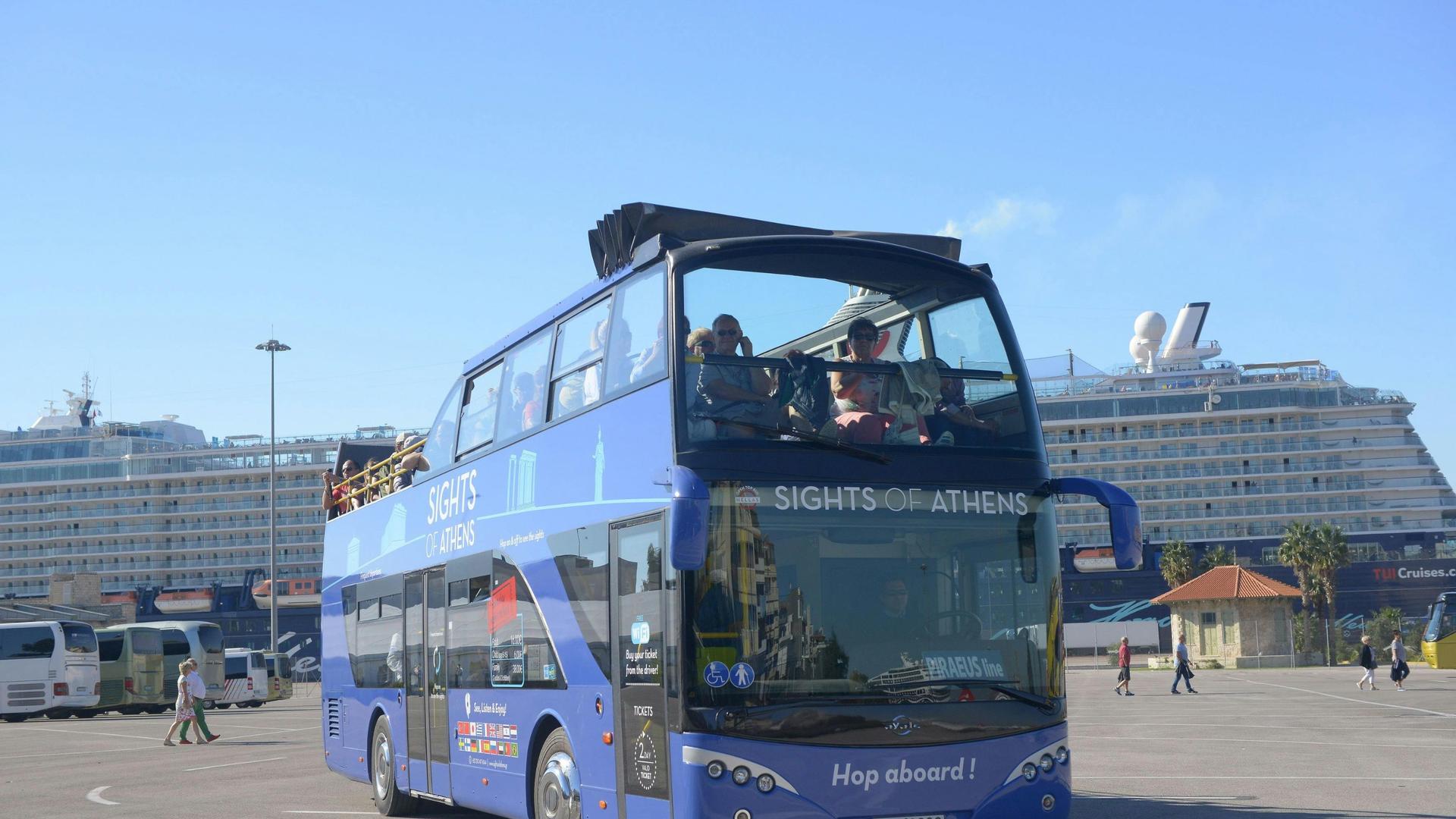 Athens hop-on hop-off bus by Sights of Athens - Thumbnail 4