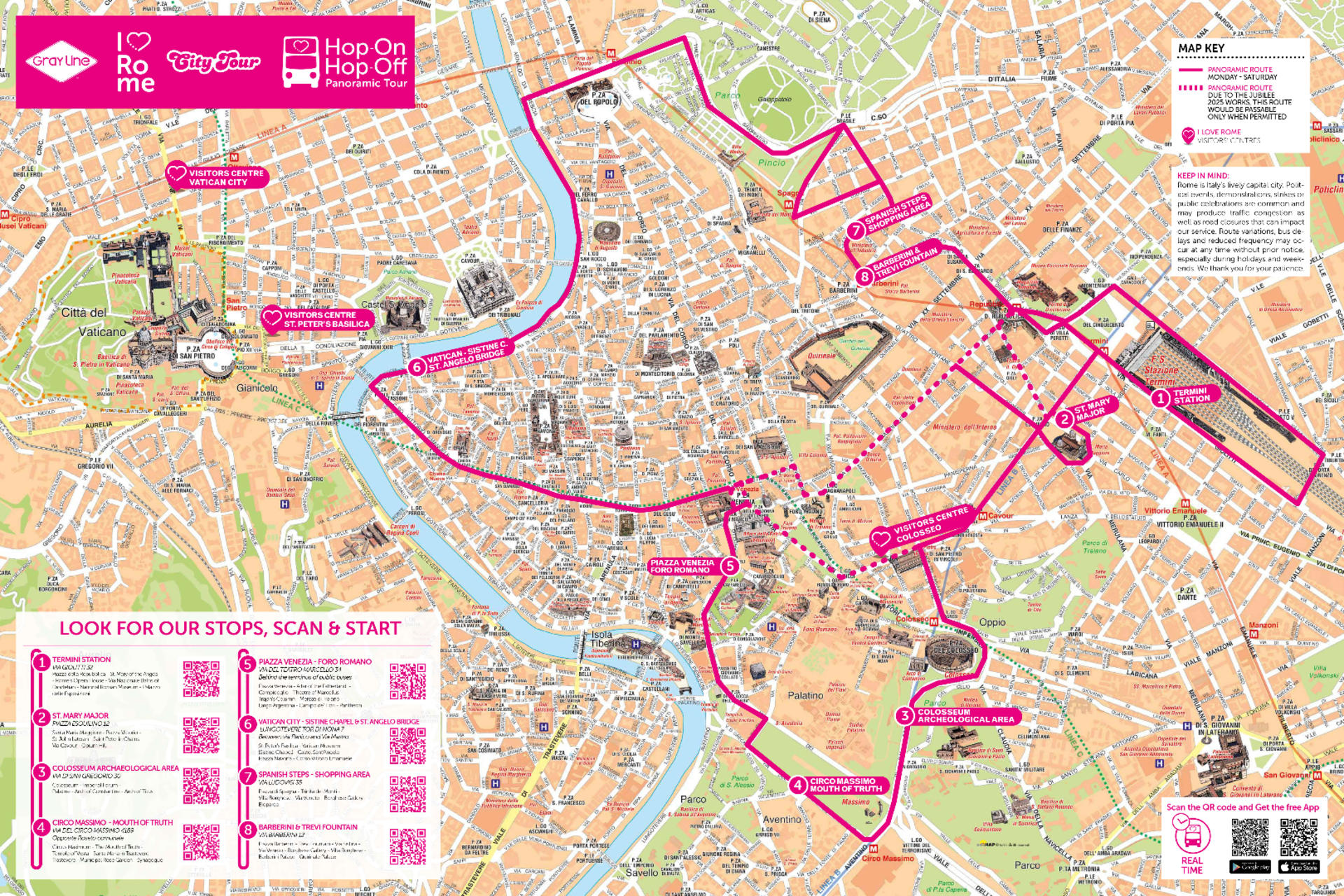 Rome Hop-On Hop-Off Bus by Gray Line Rome - Thumbnail 6