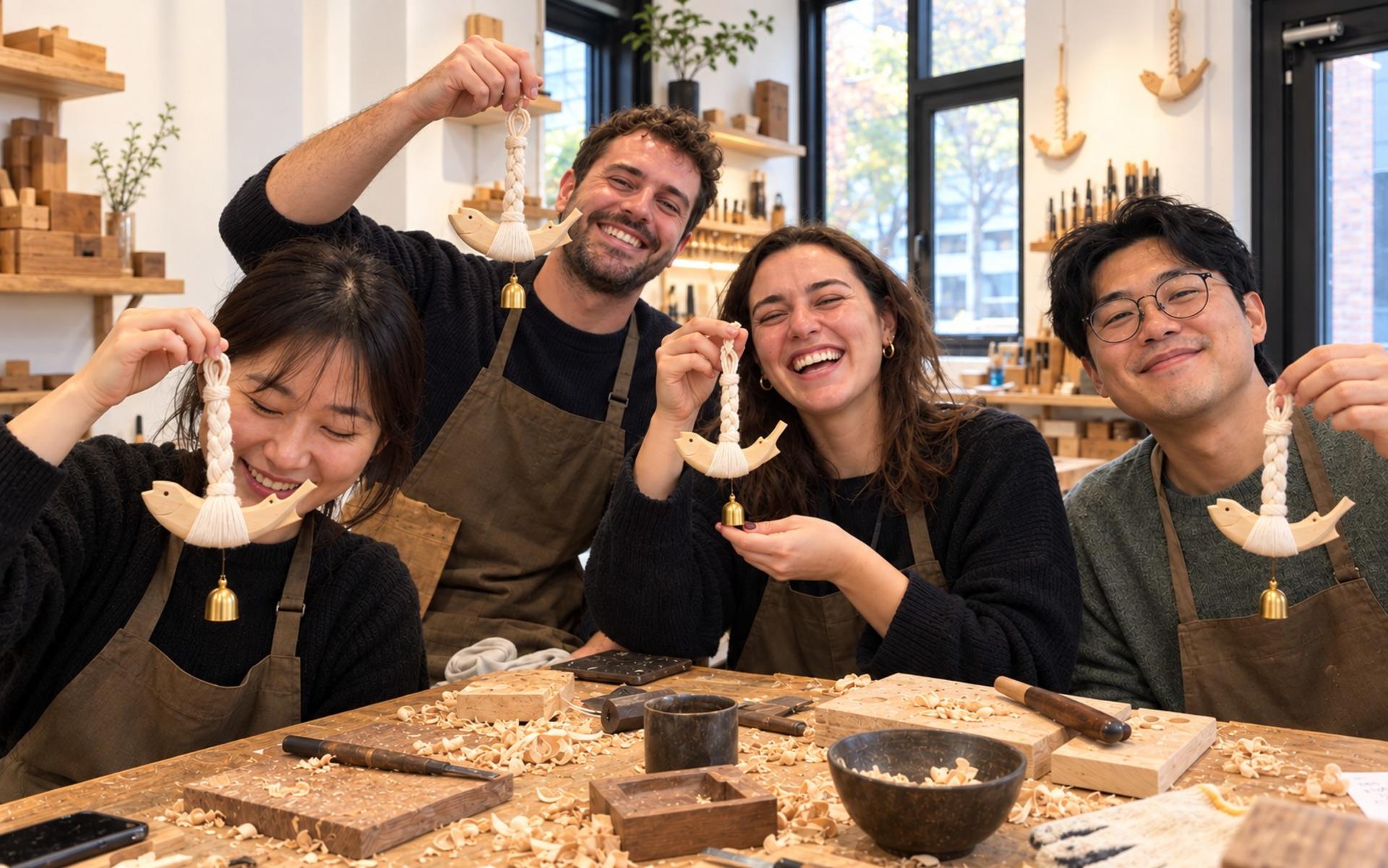 Korean Good Luck Fish Woodcarving Workshop in Seoul - Thumbnail 2