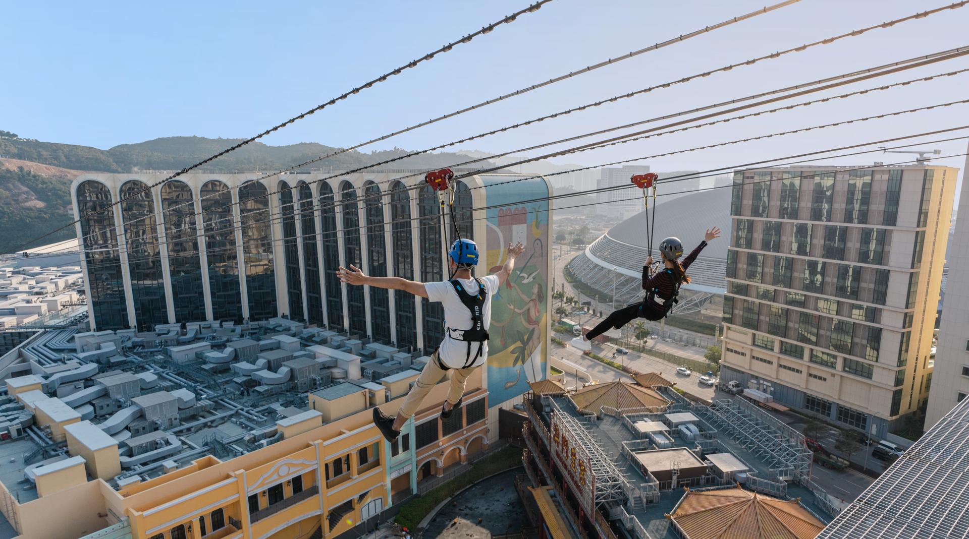 Macau Zipcity - Asia Pacific first urban zipline attraction - Image 1