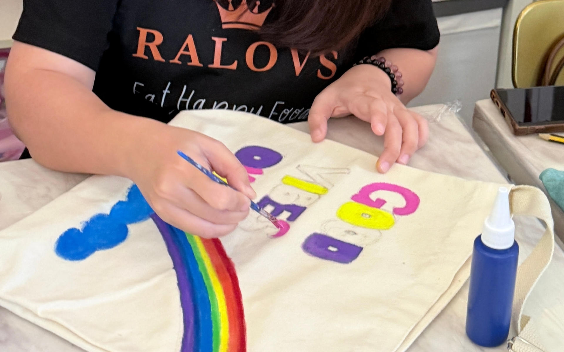 Canvas Tote Painting Workshop @RALOVS Cafe - Image 1