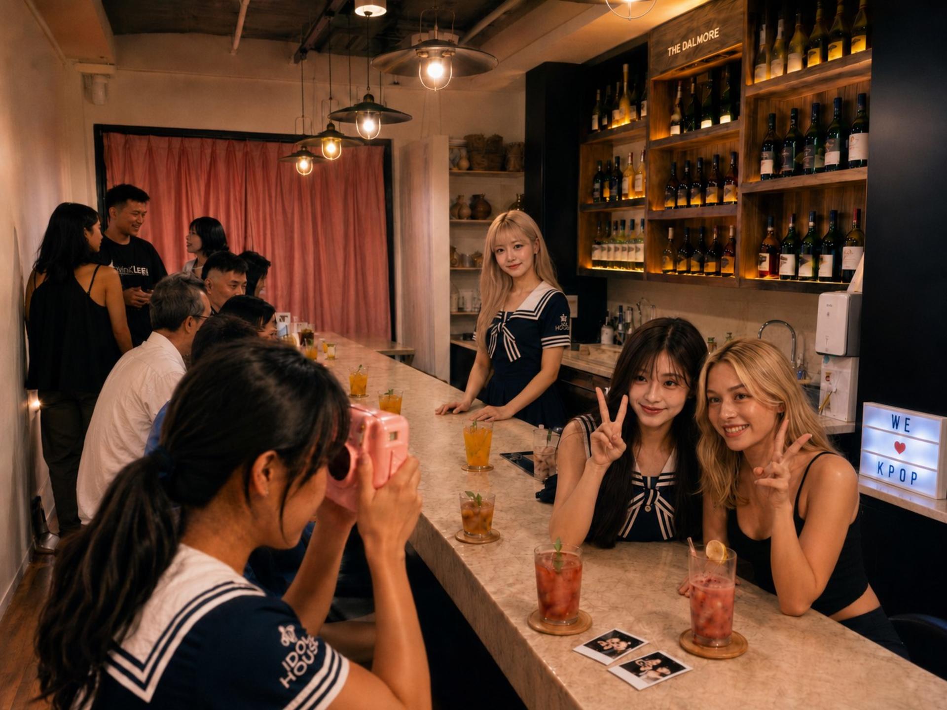Seoul Gangnam K-Pop Idol Maid Cafe Experience at IDOL HOUSE - Thumbnail 2