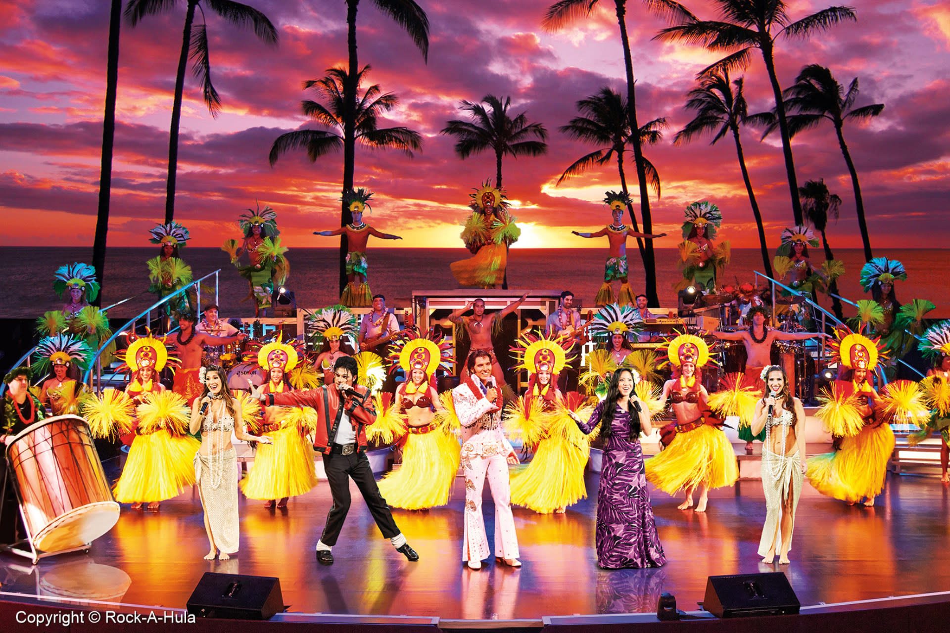 Waikiki Luau with Rock-A-Hula Show Dinner Options - Thumbnail 5