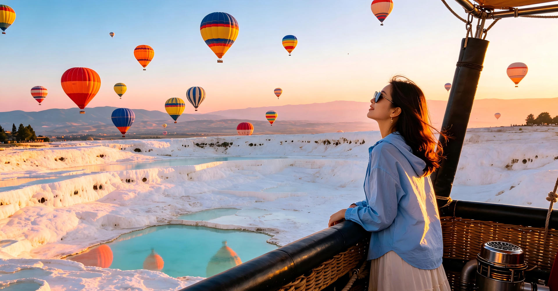 Pamukkale Hot Air Balloon Tour | Fly Over a UNESCO World Heritage Site (Includes Hotel Transfer) - Image 1