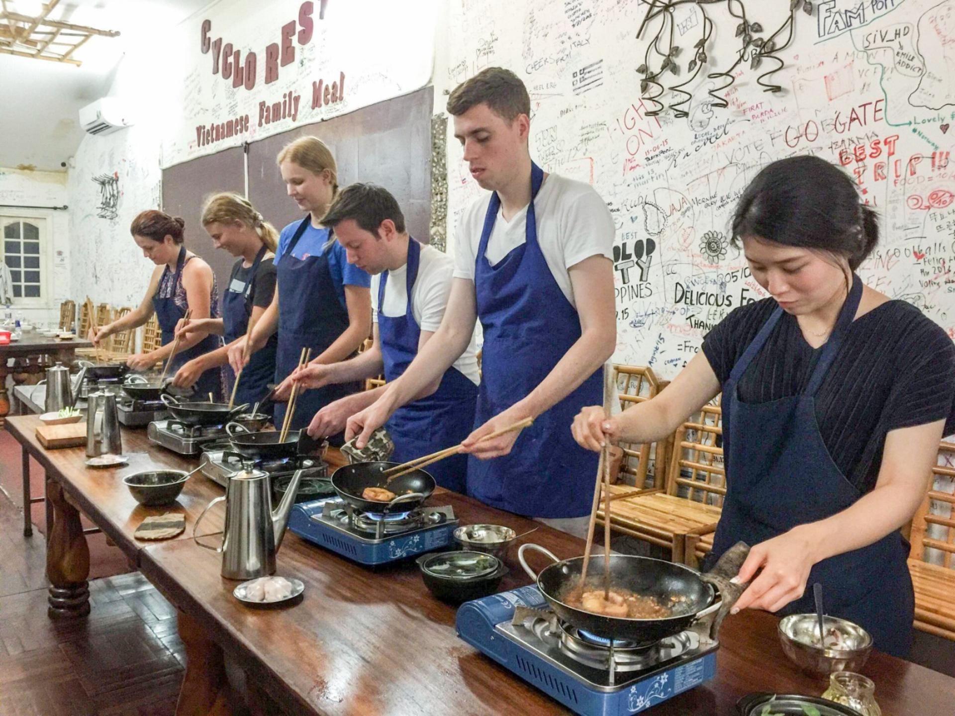 Cooking Class with Cyclo Experience in Saigon - Thumbnail 4