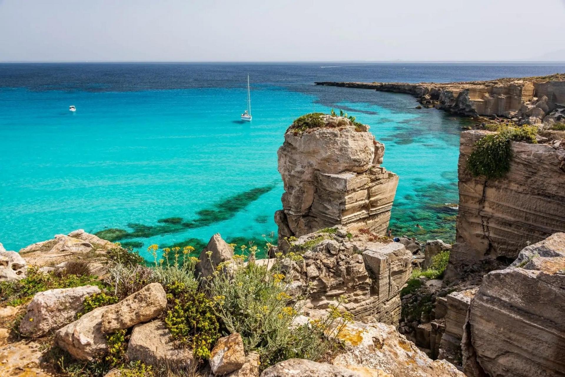 Egadi Islands Boat Tour Favignana and Levanzo from Trapani - Thumbnail 3