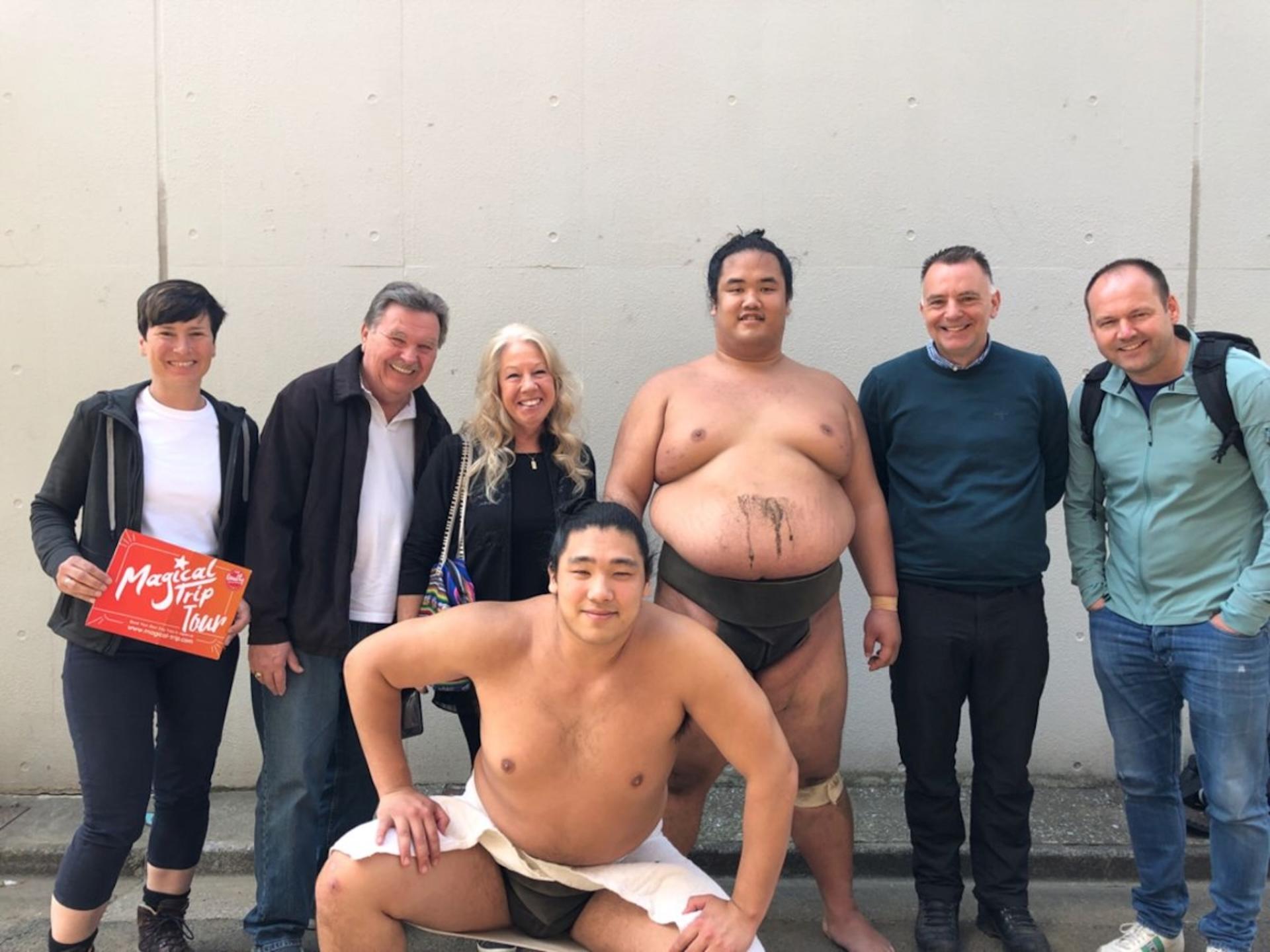 Tokyo Sumo Morning Practice Tour with Ring-Side Seats + Photo Shoot - Thumbnail 3