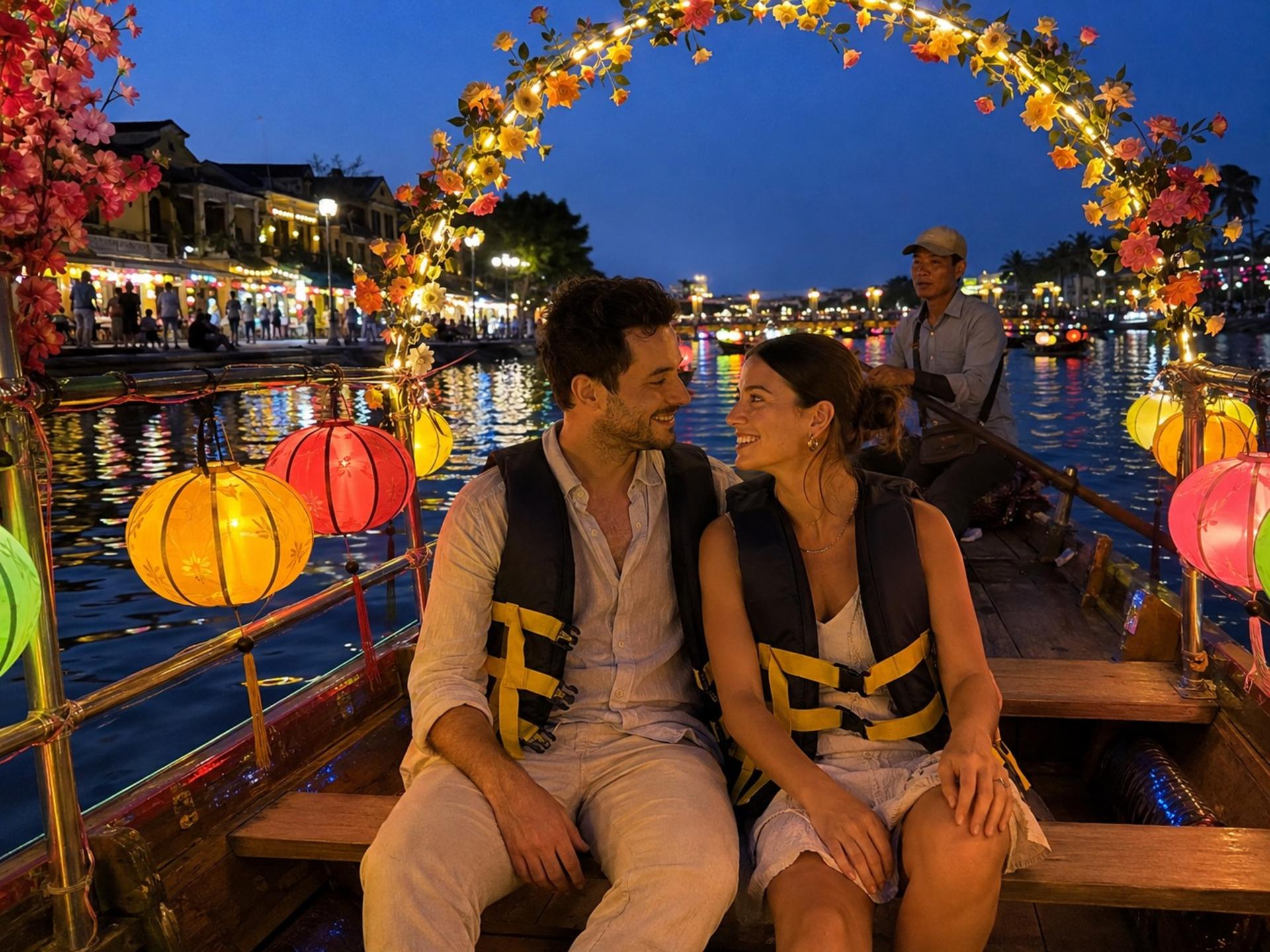Hoi An : Coconut Basket Boat , River Cruise and Making Lantern Class - Thumbnail 22