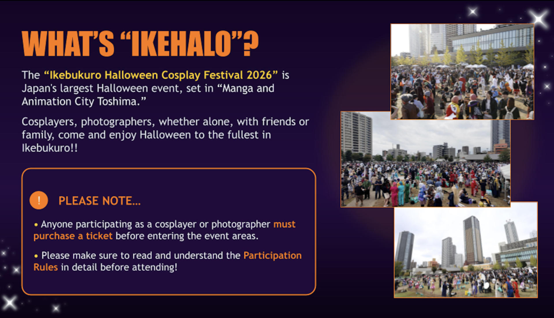 Ikebukuro Sunshine City | Halloween Cosplay Festival 2026 Ticket - Thumbnail 3