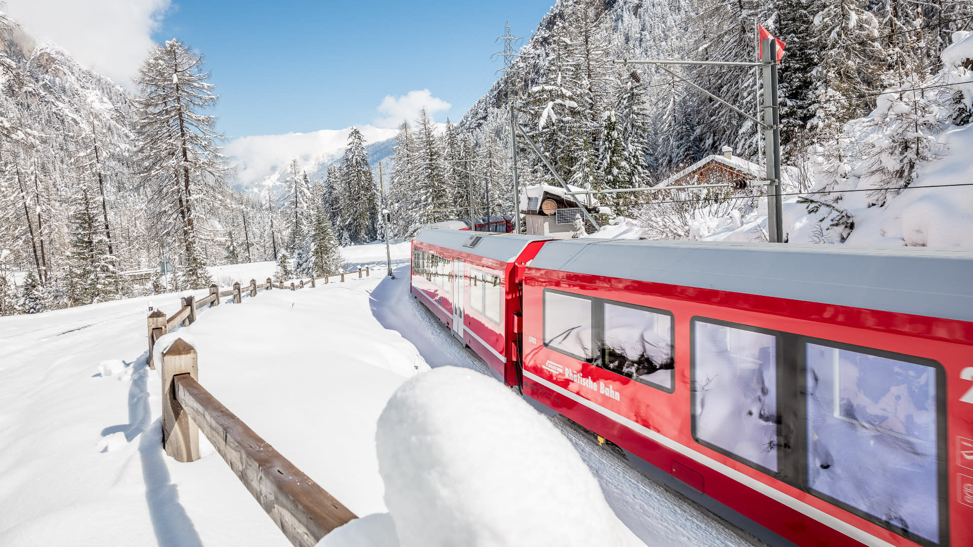 Swiss Alps Bernina Red Train and St. Moritz Full Day Tour from Milan - Image 1