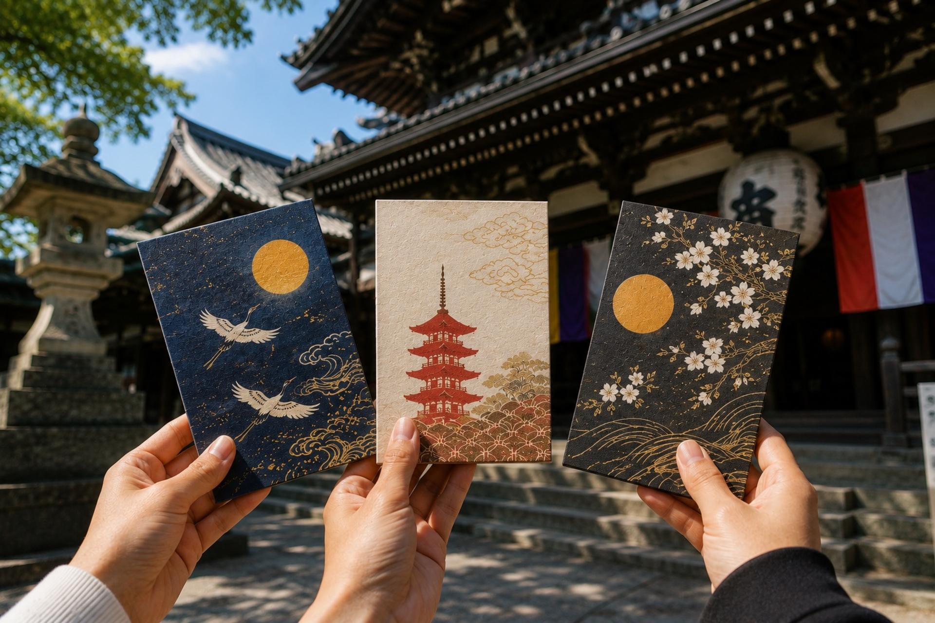 Kyoto: Make Your Own Goshuin Temple Stamp Book - Thumbnail 2