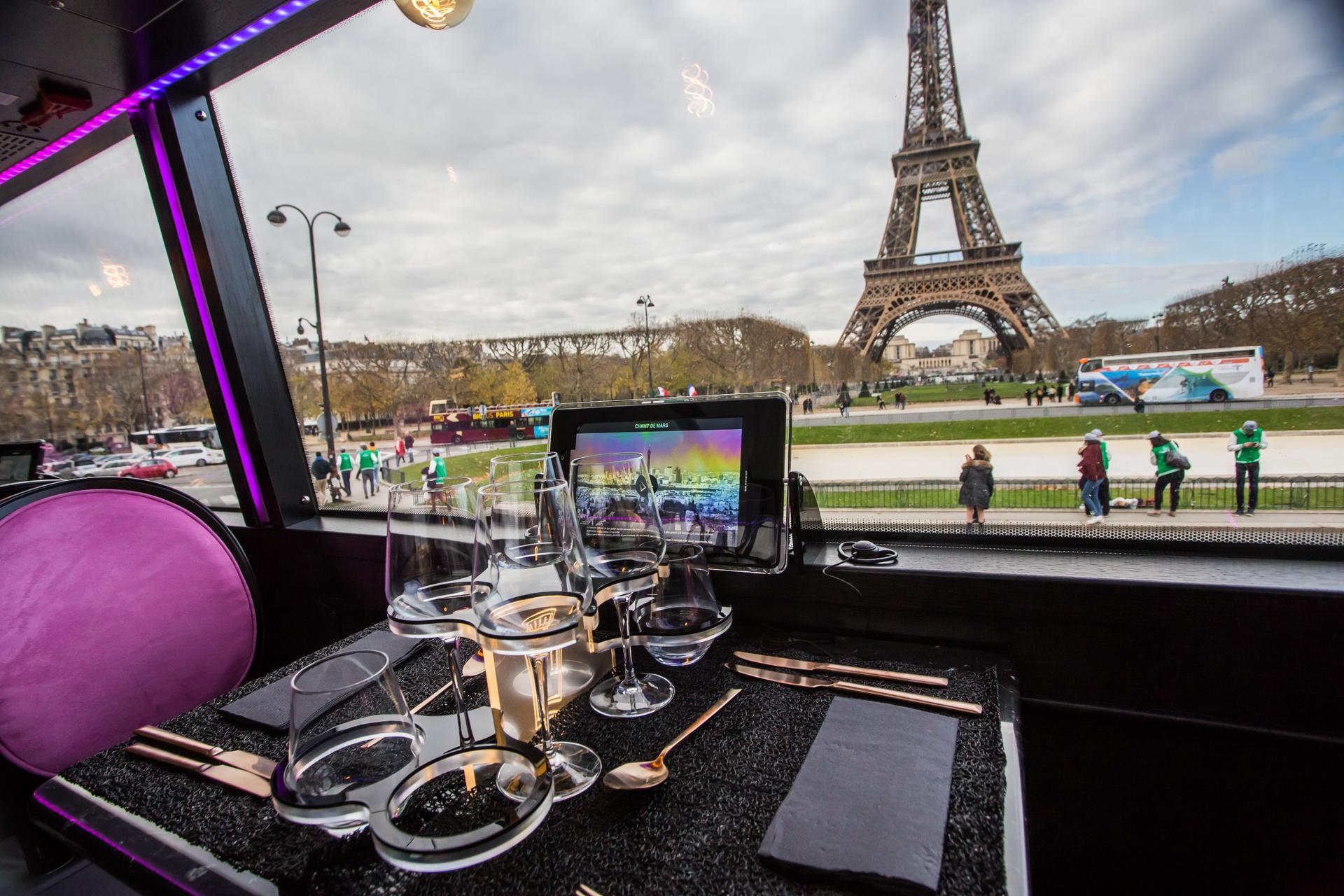 Champs-Elysees Bus Dining and Sightseeing Experience in Paris - Image 1