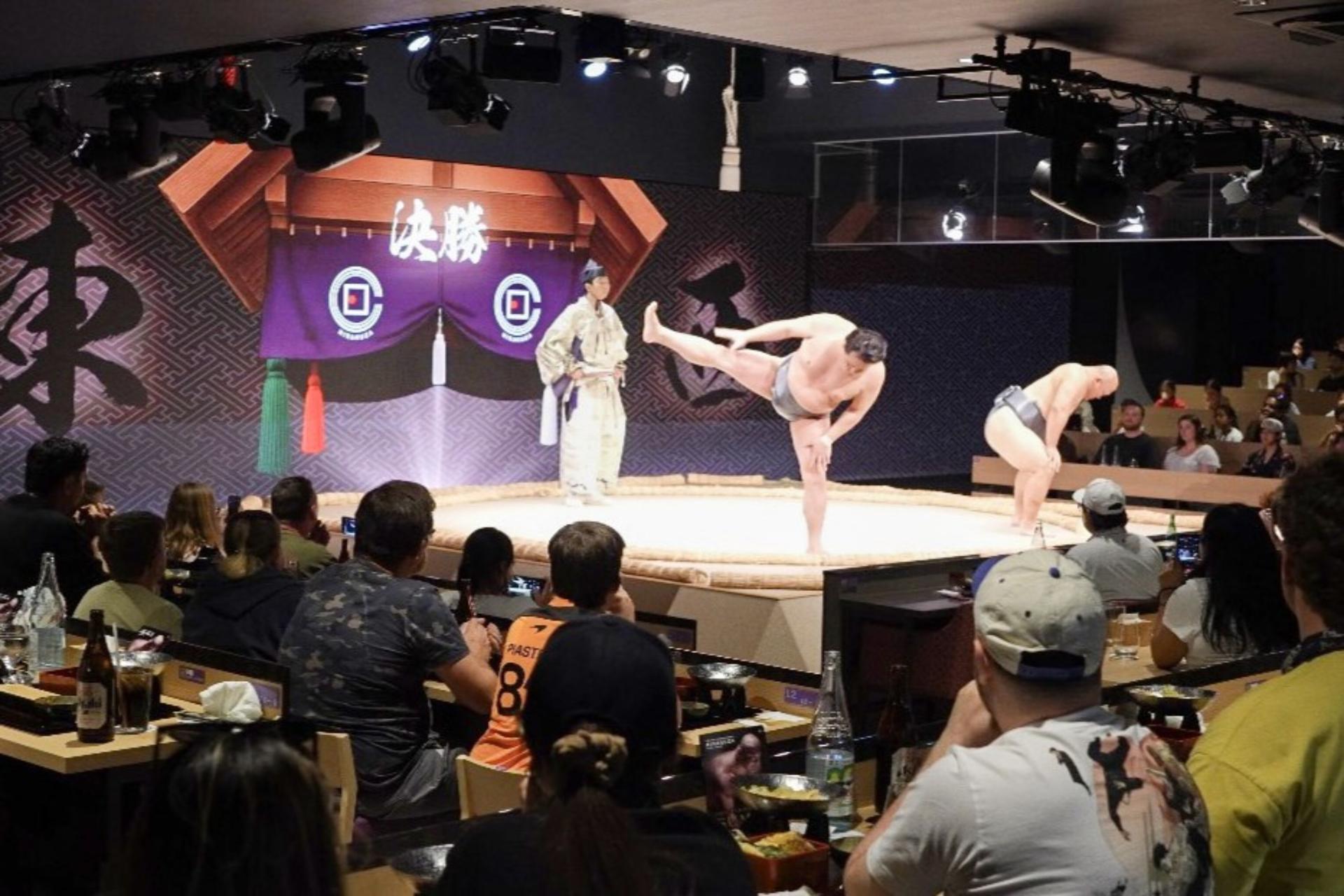 Tokyo Sumo Dinner Show in Ginza with Japanese Cuisine & Sake Bar - Thumbnail 12