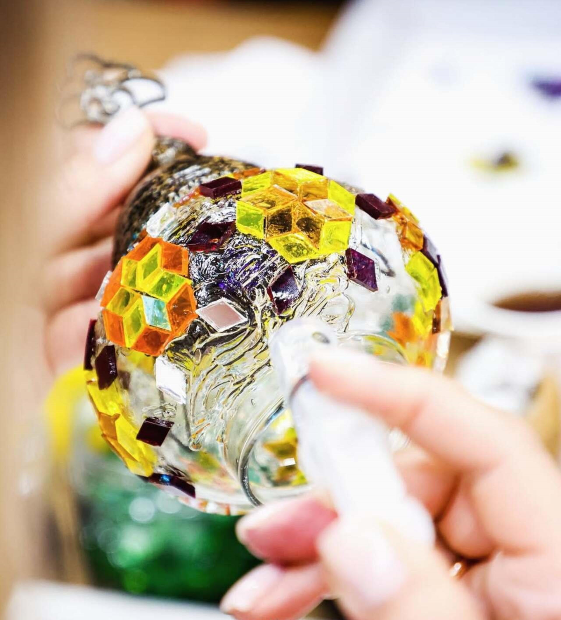 Antalya: Mosaic Candle Holder Workshop, Mediterranean Touch - Image 1