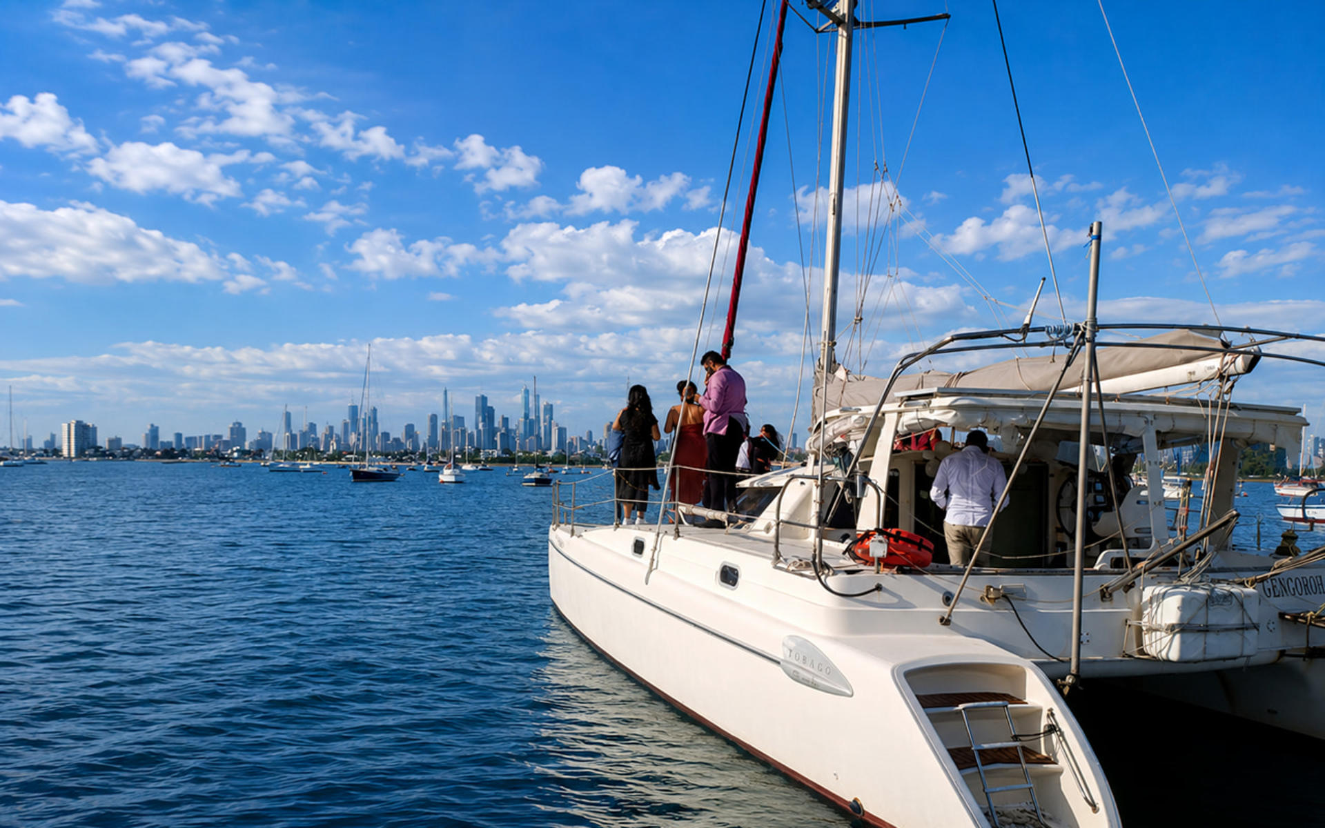 Port Phillip Bay and Yarra River Private Catamaran in Melbourne - Thumbnail 2