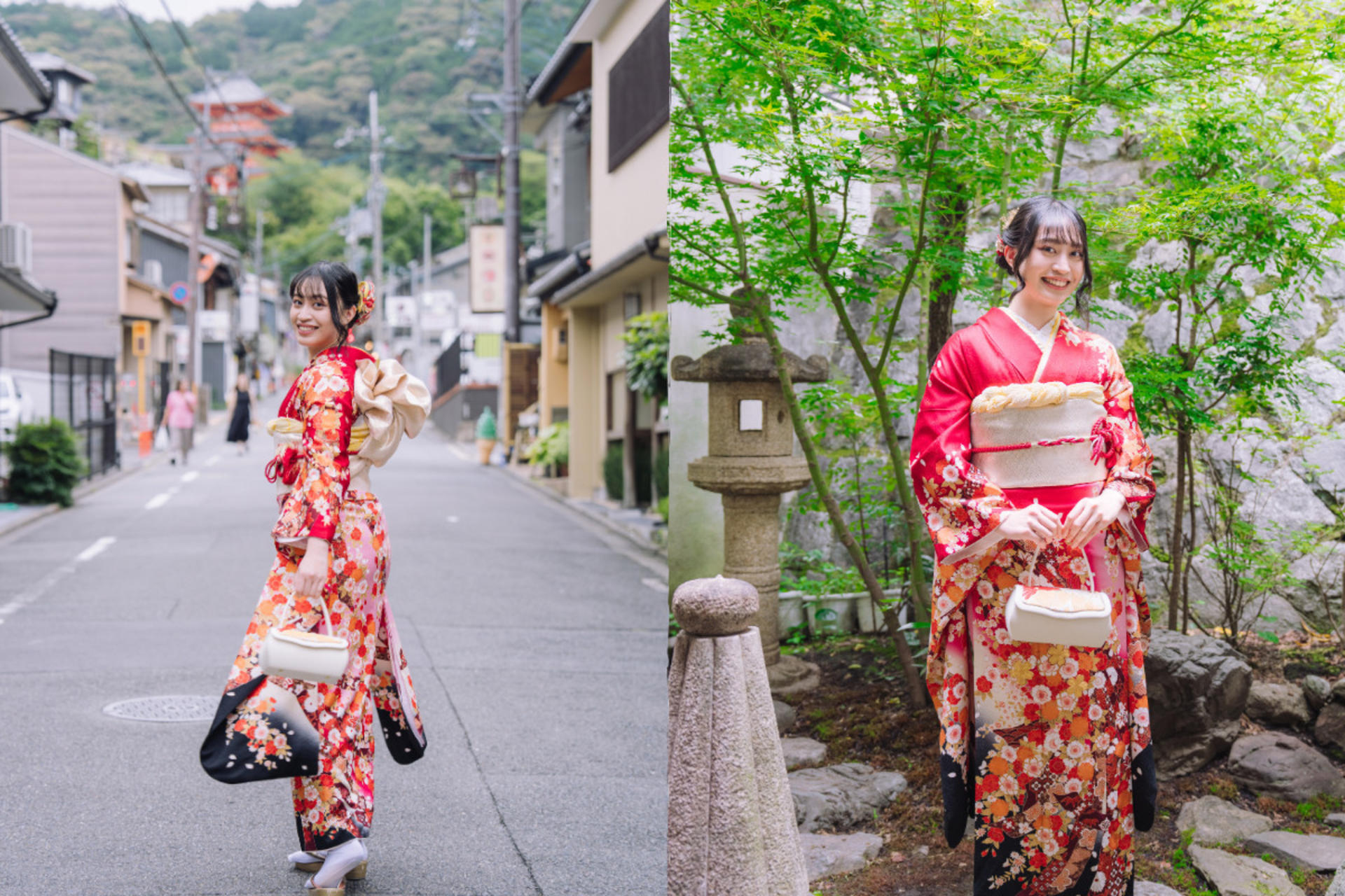 Kiyomizu-dera Kimono Rental (Kyoto/Women's Hair Set Included/Aiwafuku Kiyomizu Chawanzaka Store) - Thumbnail 5