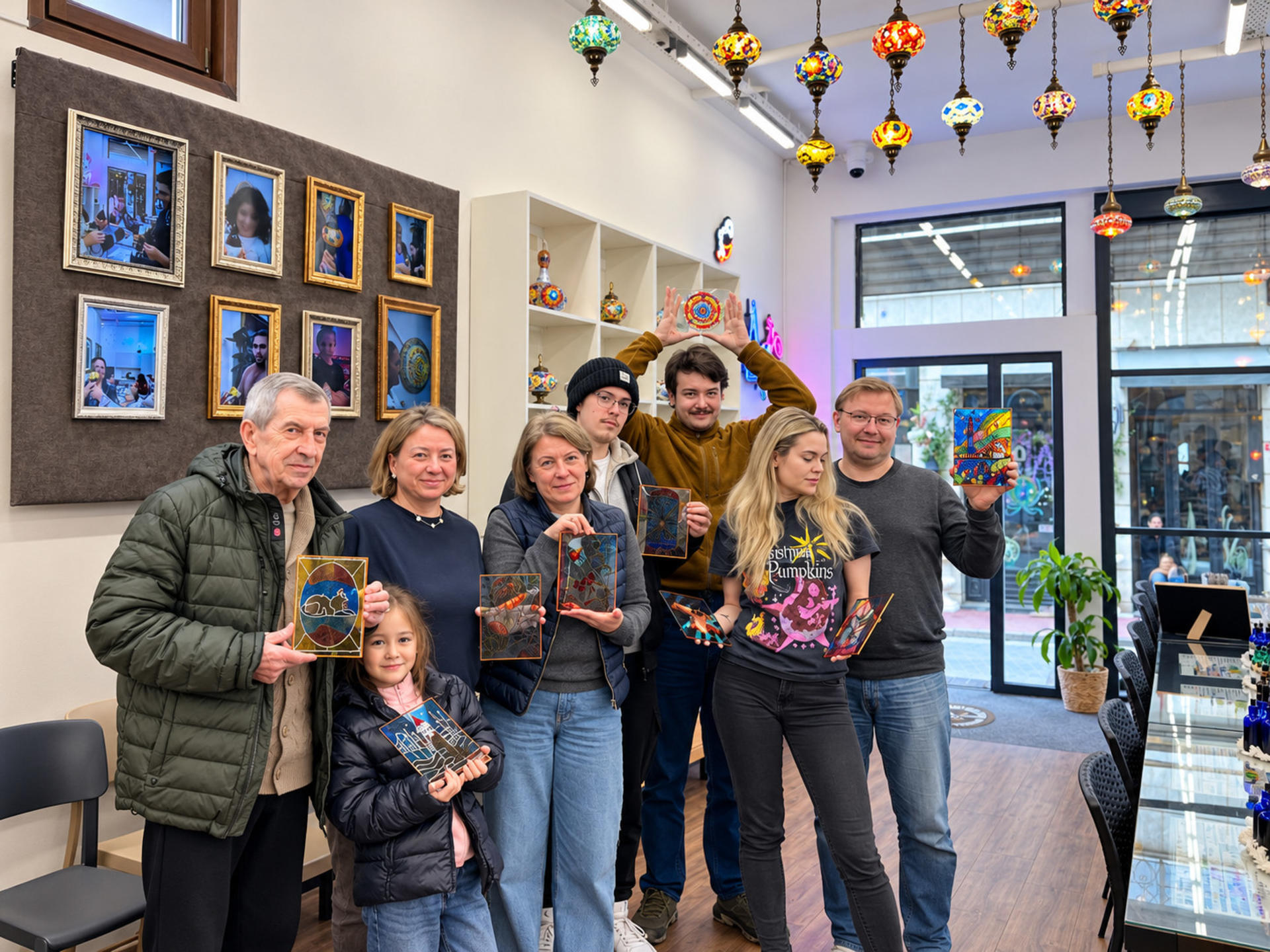 Rooftop Stained Glass Painting Workshop with Fairy Chimney Views - Thumbnail 6