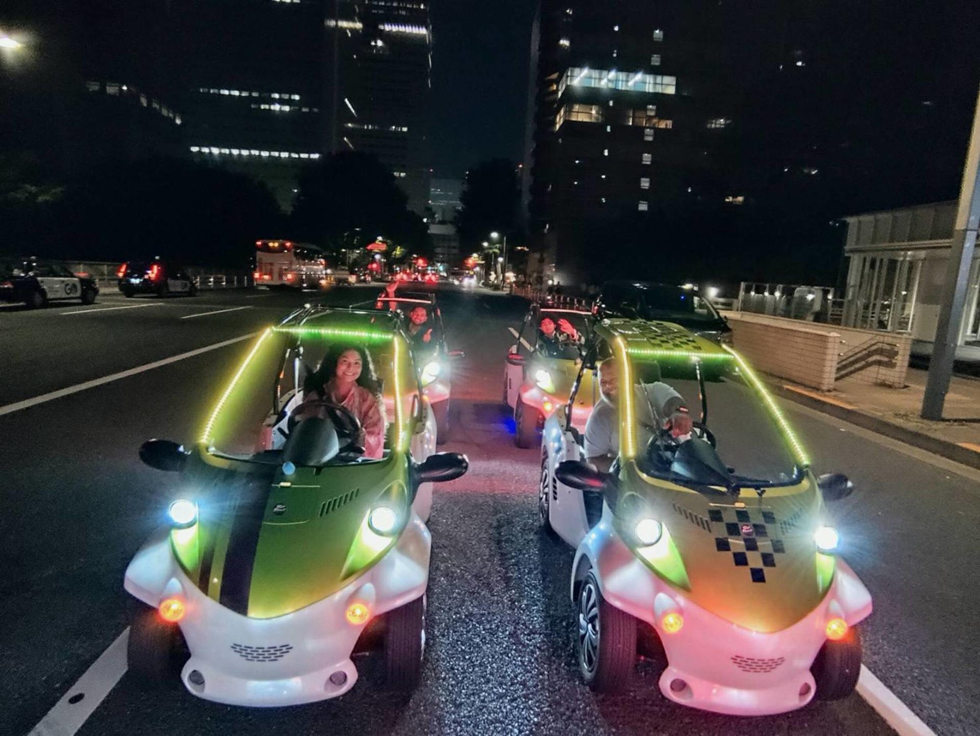 Tokyo Shibuya Night Drive: Kimono EV Go-Kart Tour with Photos - Thumbnail 2