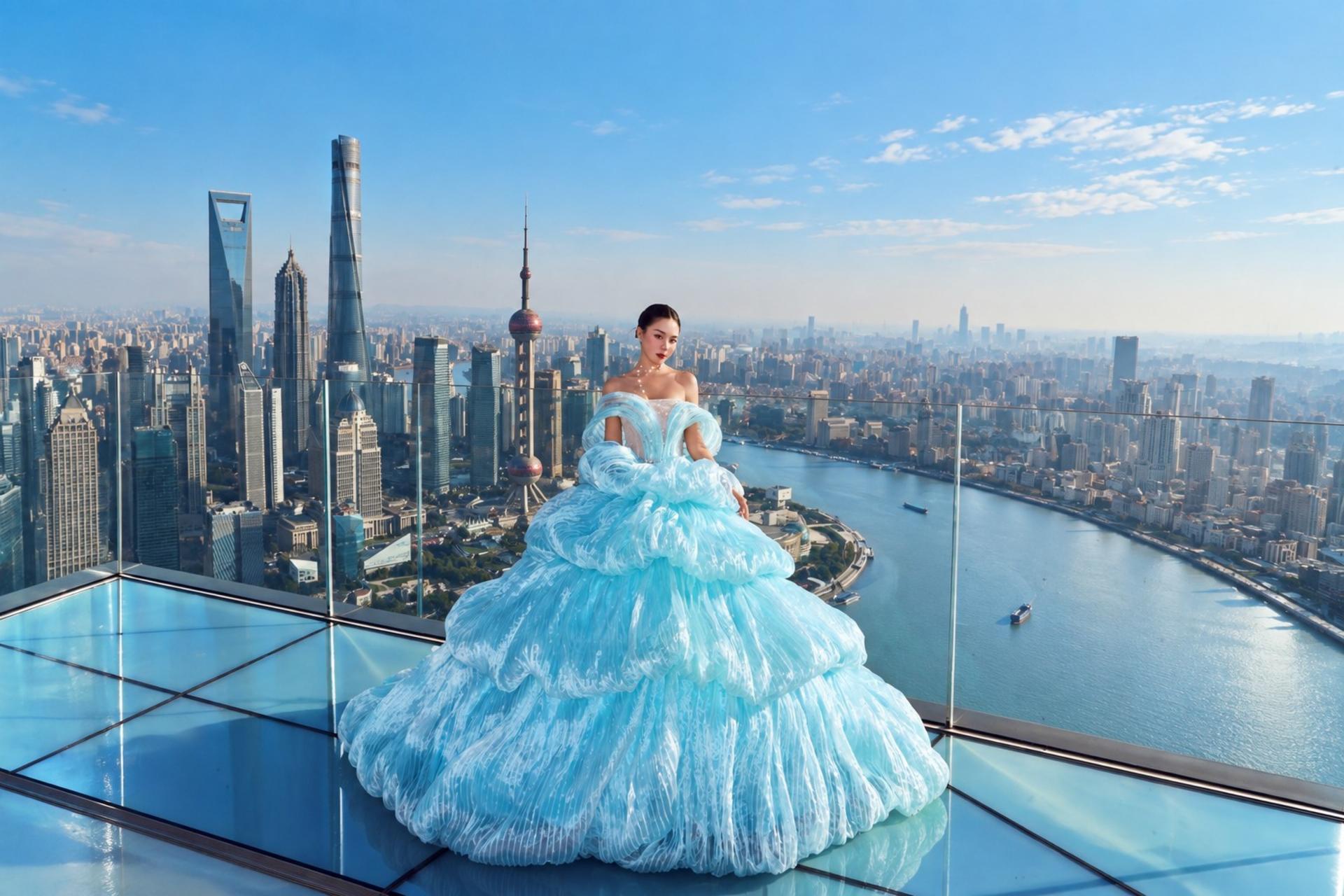 Shanghai Fashion Editorial Photoshoot at The Bund or The Stage - Thumbnail 10