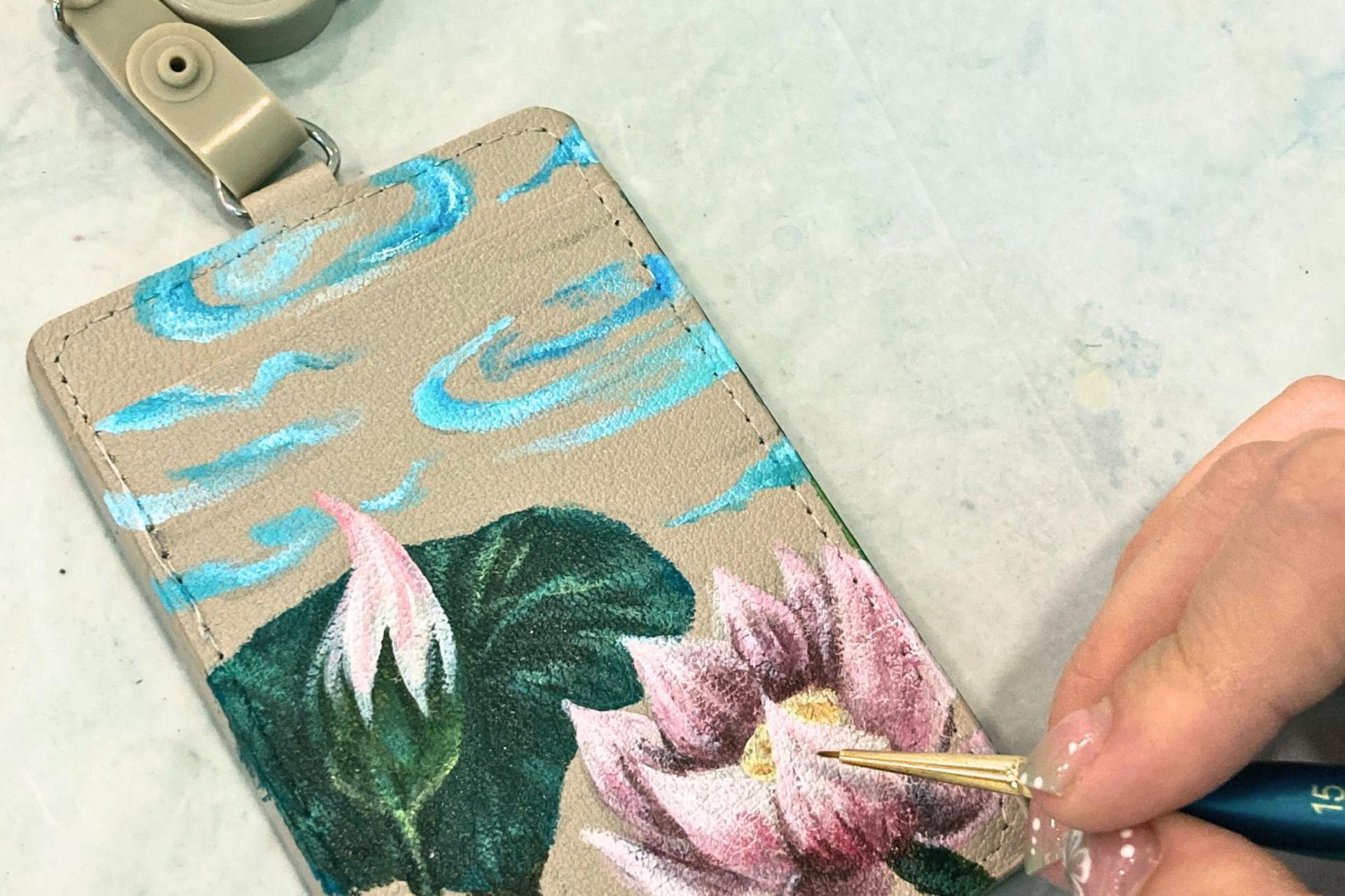 Marquage Leather Painting Workshop in Singapore - Thumbnail 3