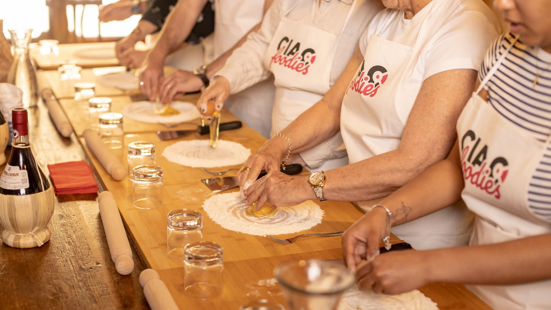 Pasta cooking class with optional grocery shopping in Florence - Thumbnail 9