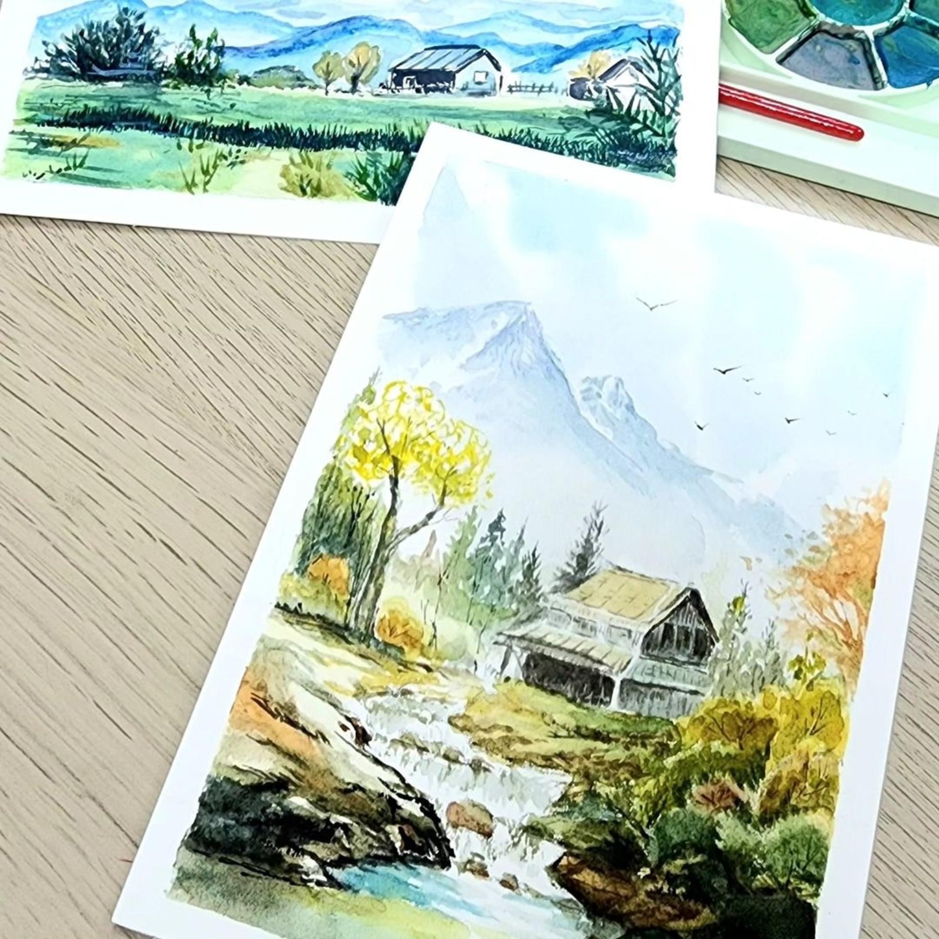 Bing Shu Lab | Watercolor Illustration Workshop - Thumbnail 3