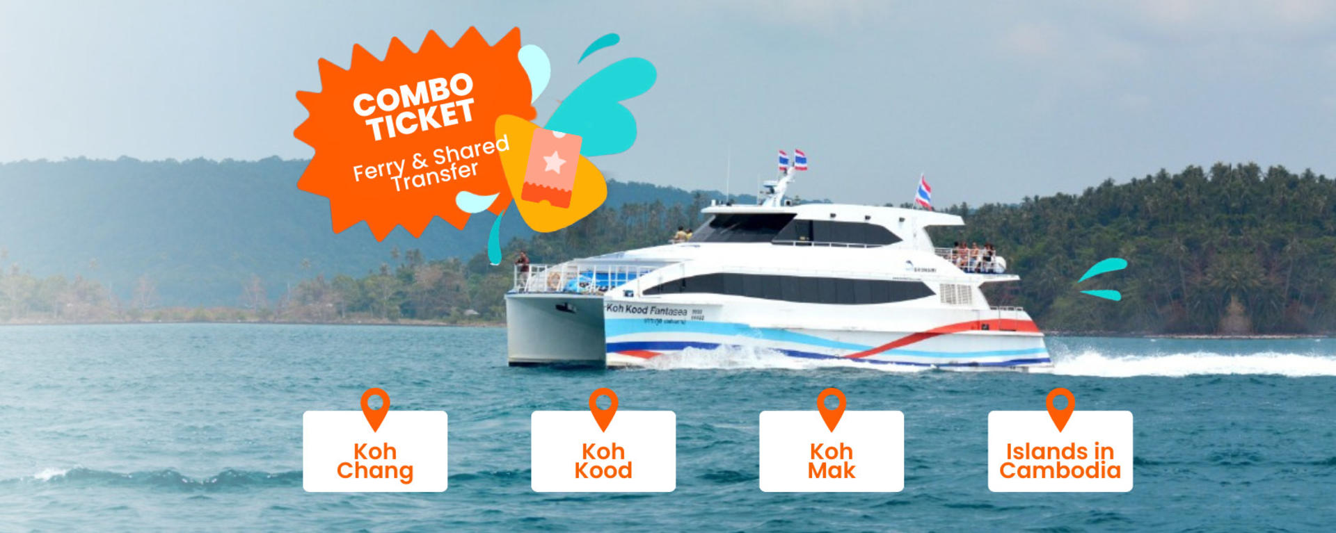 Ferry & Bus to Koh Kood/ Koh Chang and Cambodia By Boonsiri - Image 1