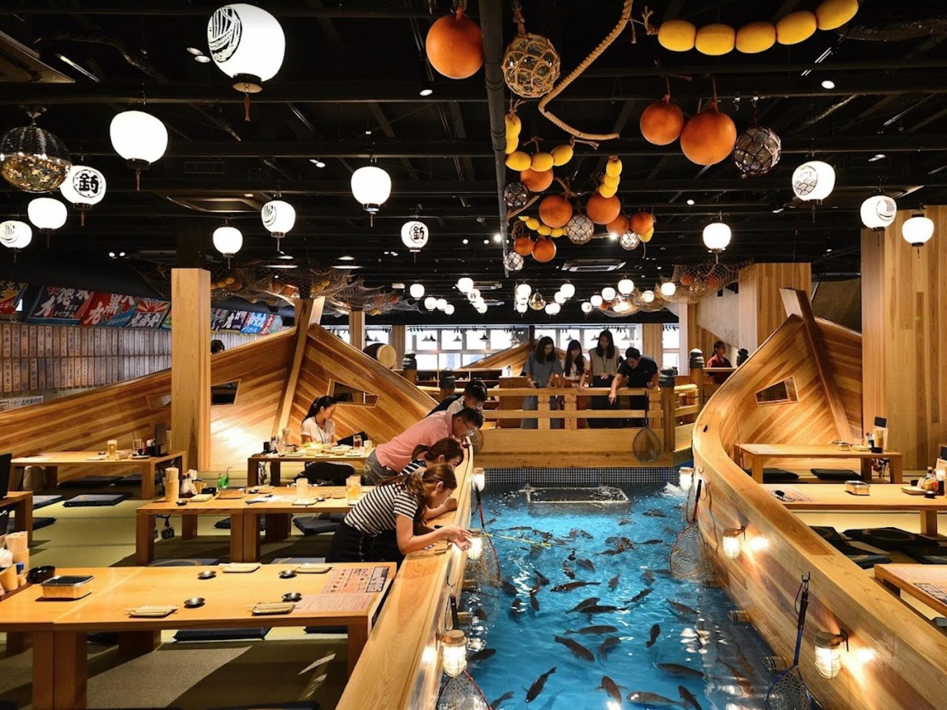 Osaka Namba - Fishing Restaurant - Jumbo Tsuribune Tsurikichi Izakaya - Thumbnail 2
