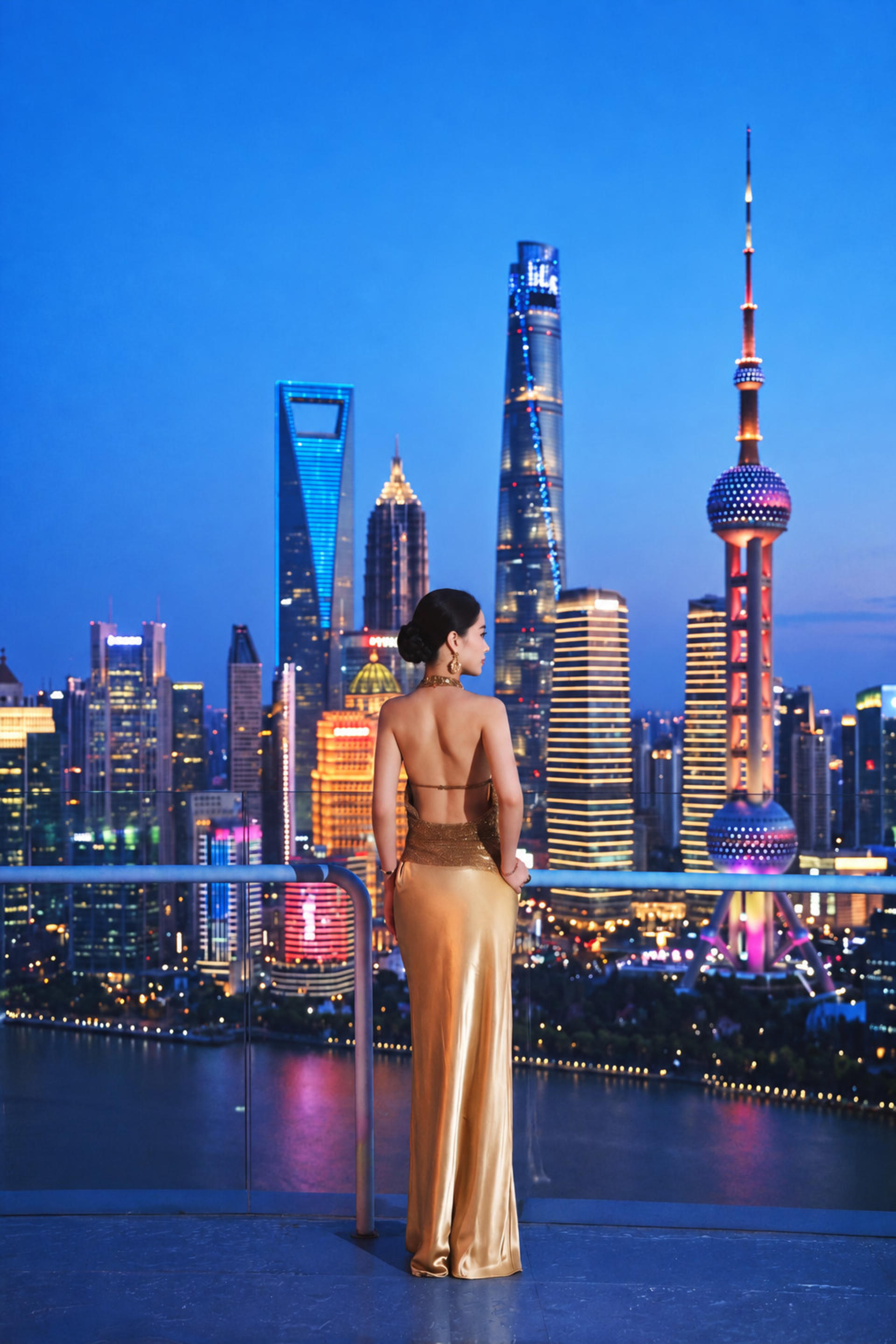 Shanghai Fashion Editorial Photoshoot at The Bund or The Stage - Thumbnail 15