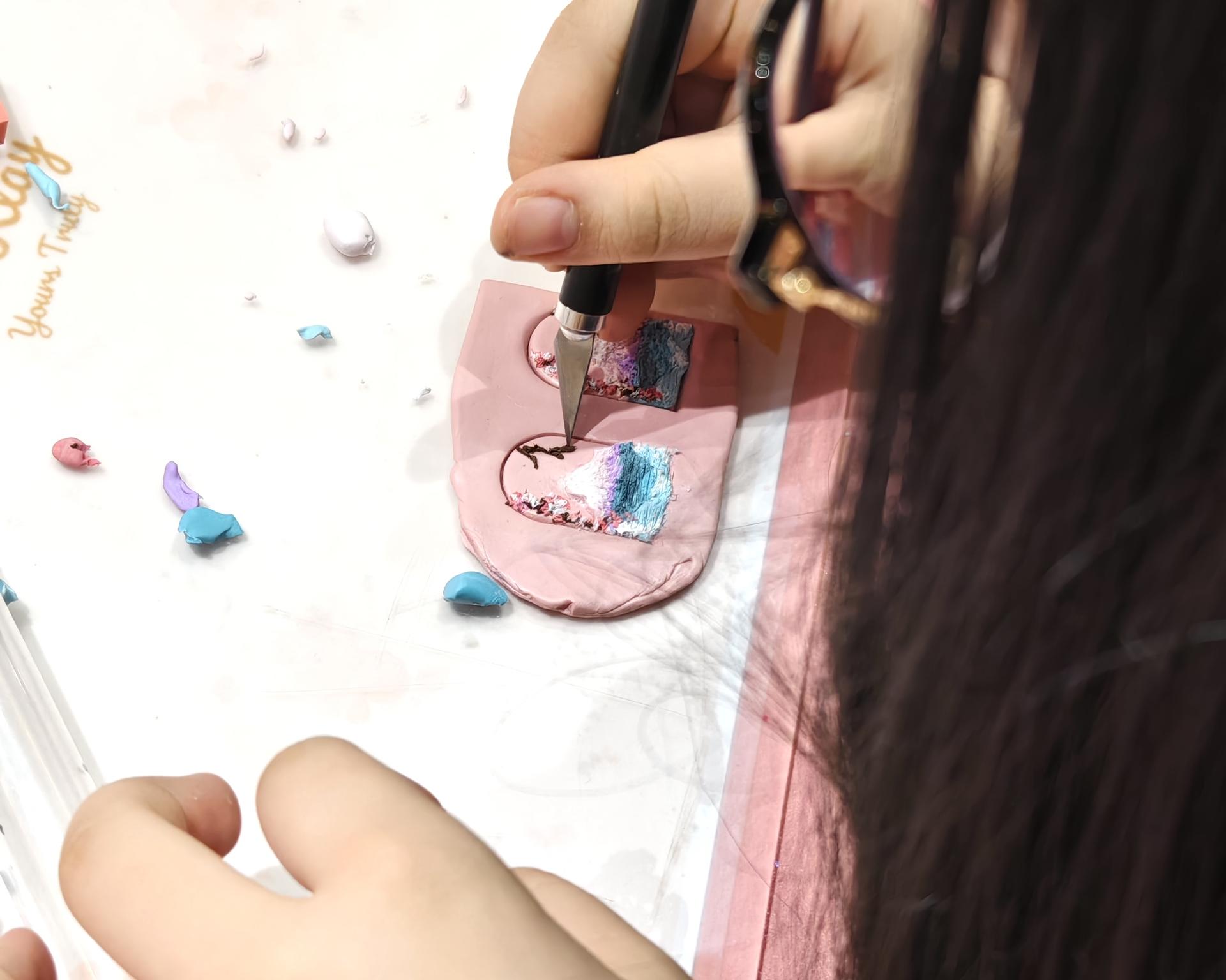 Clay Accessories Making Workshop - Regular Abstract Art - Thumbnail 4