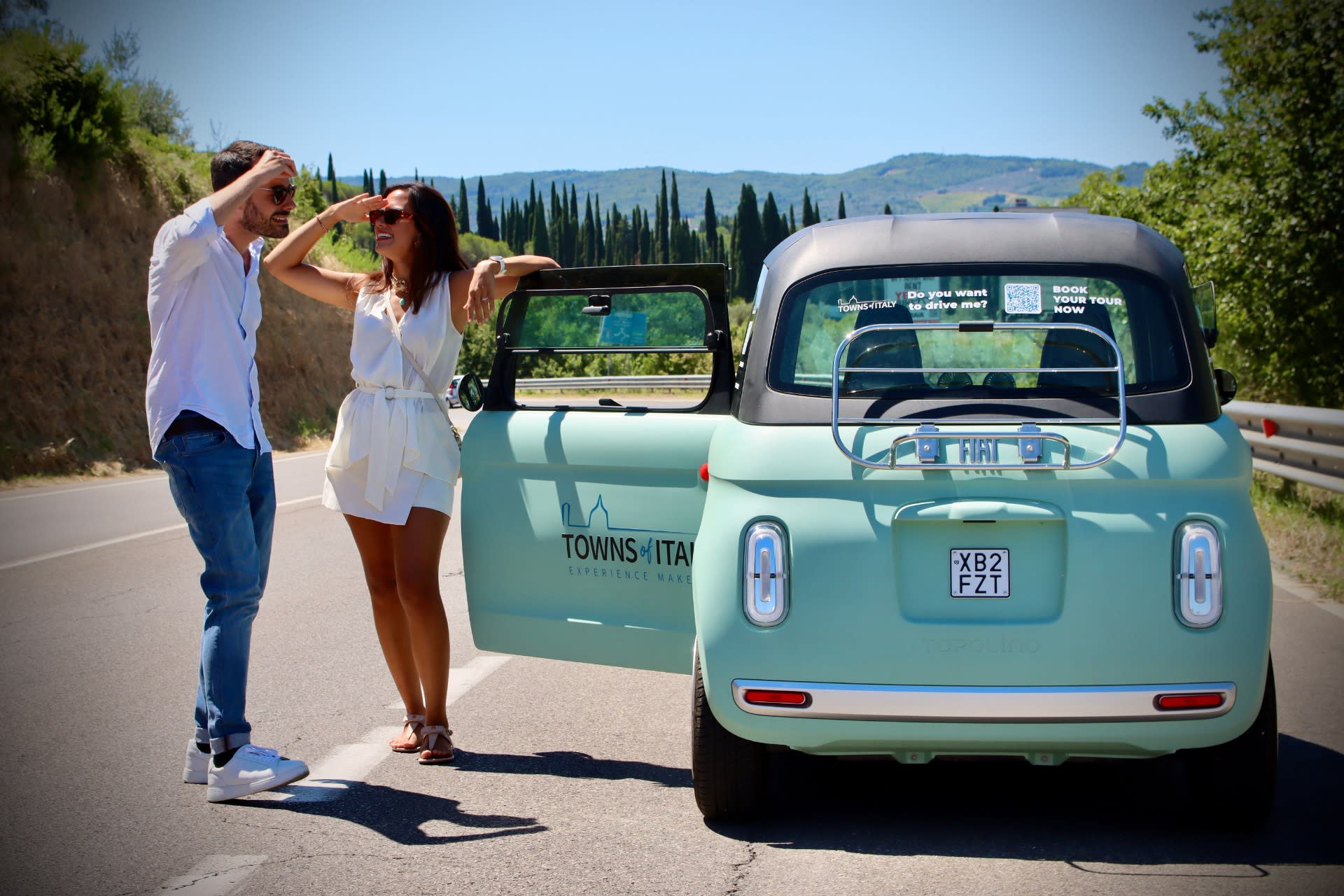 Guided Tuscany Chianti Drive: FIAT E-Car, Wine & Tuscan Lunch - Thumbnail 3