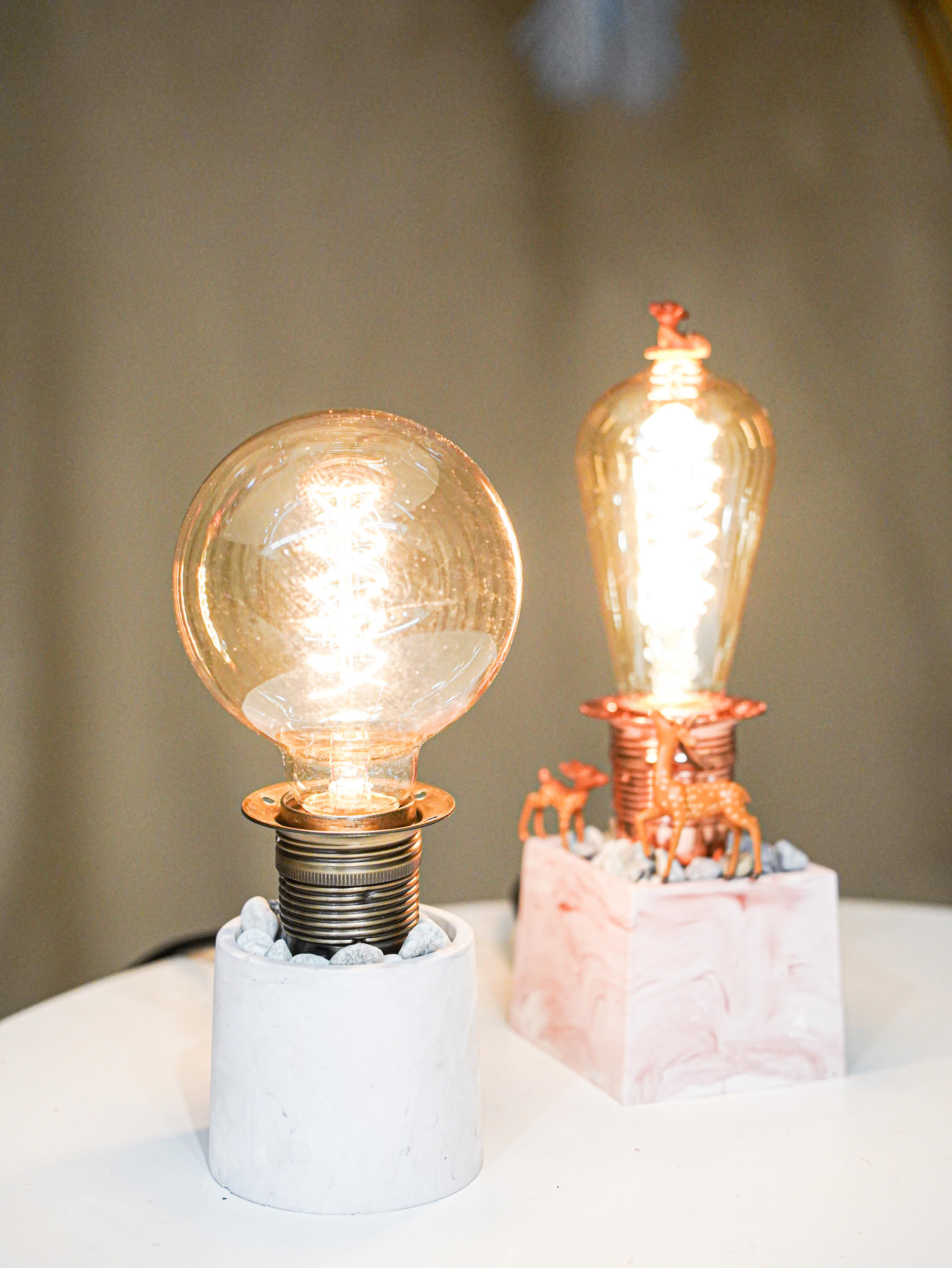 Myosotis flower | Industrial Style Lamp Holder Workshop - Image 1