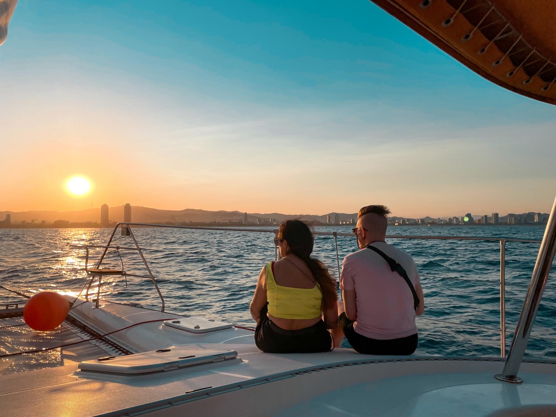Day or Sunset Catamaran Cruise with Tapas & Drinks from Barcelona - Thumbnail 15
