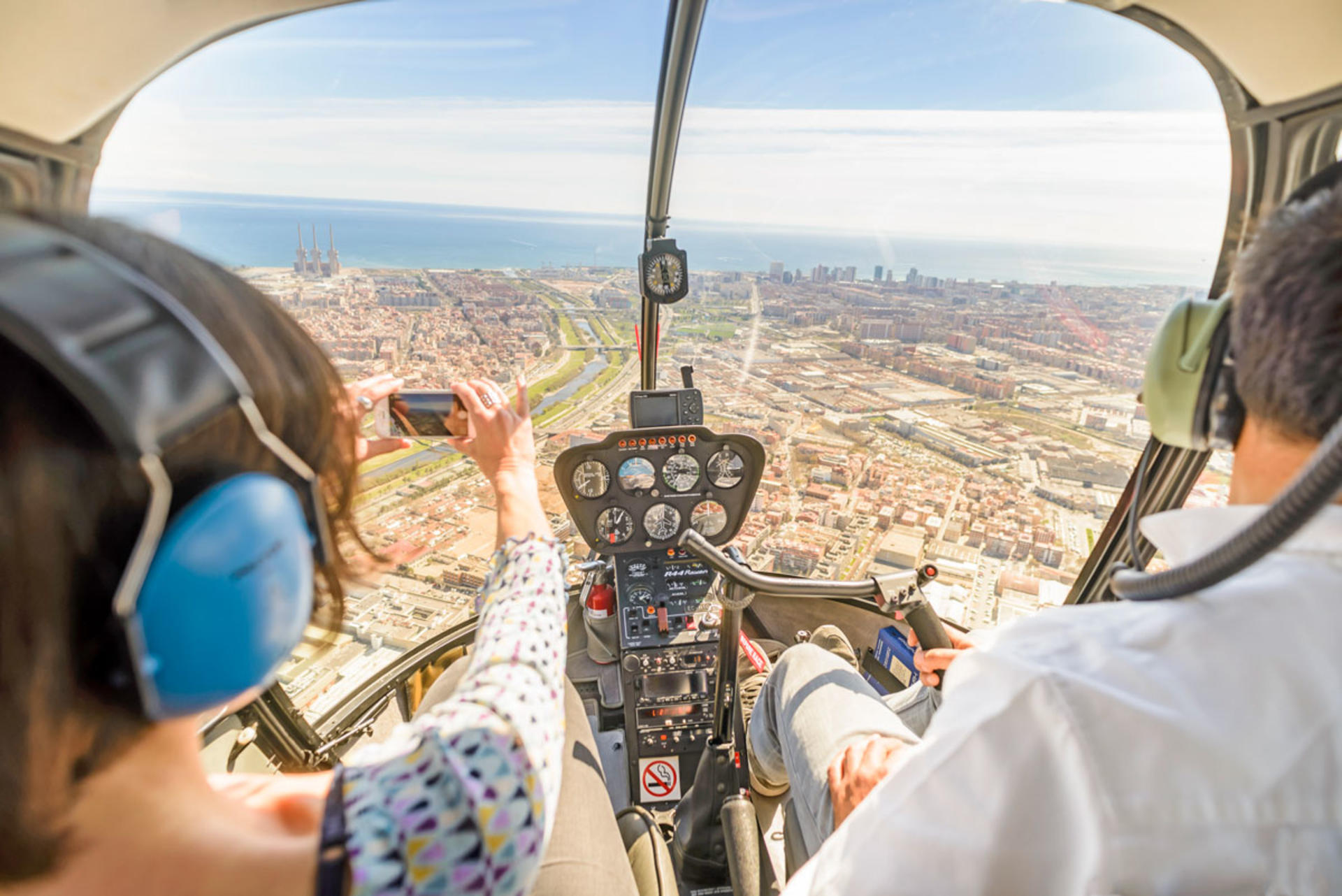 Barcelona Coastline Helicopter Flight with Boat Transfer - Thumbnail 8