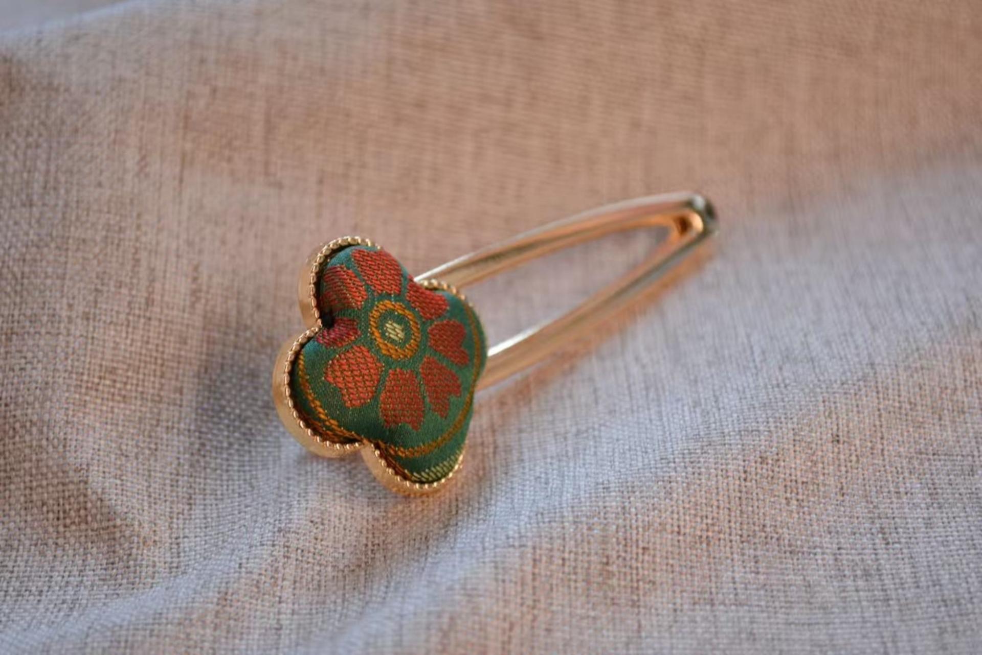 Handmade Song Brocade Hairpin and Hair Tie Experience - Thumbnail 4