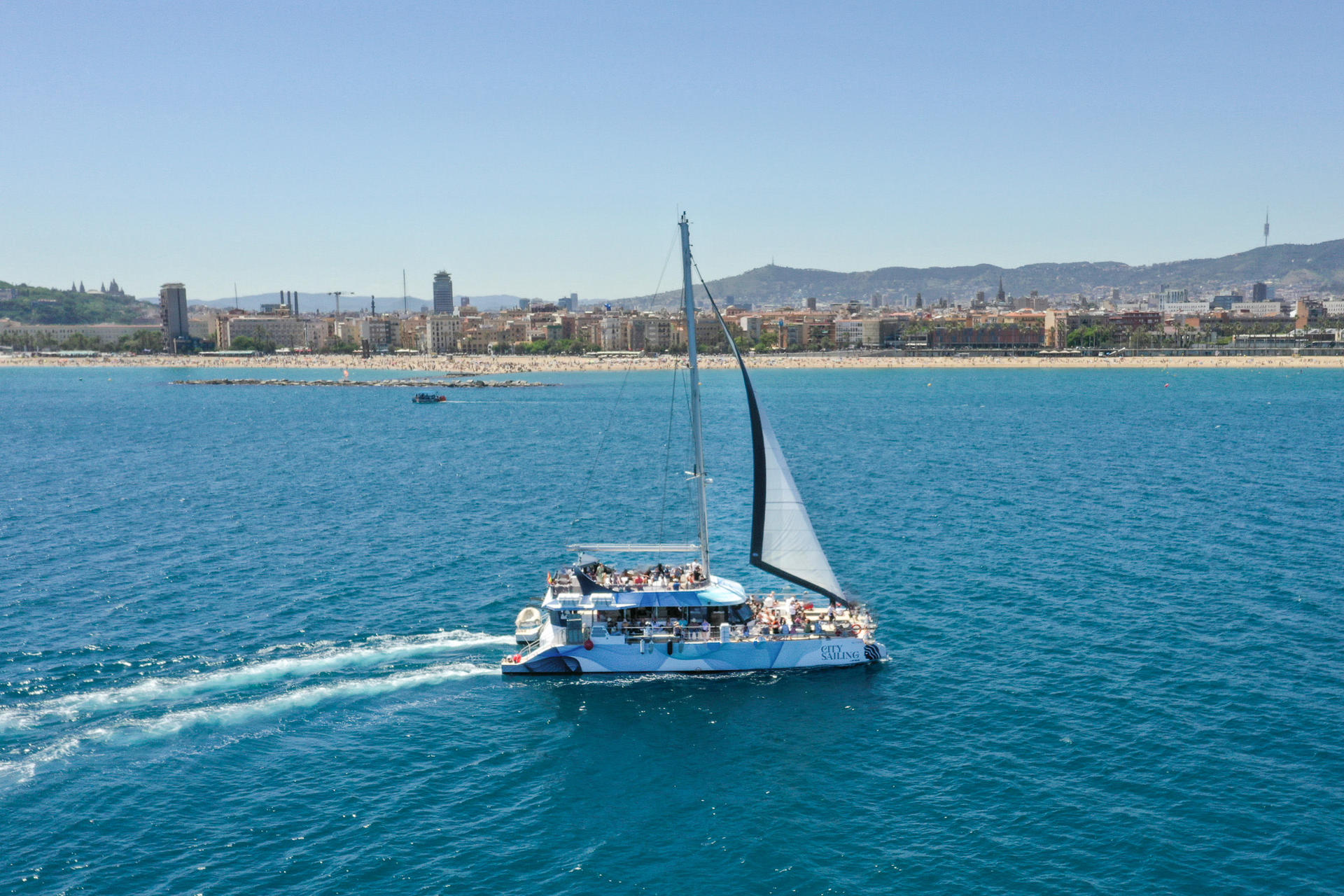 Chill Out Catamaran Experience in Barcelona - Image 1
