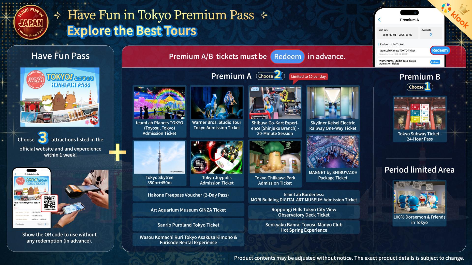 Have Fun in Tokyo Premium Pass (with options: Warner Brothers and teamLab Planets Tokyo) - Thumbnail 23