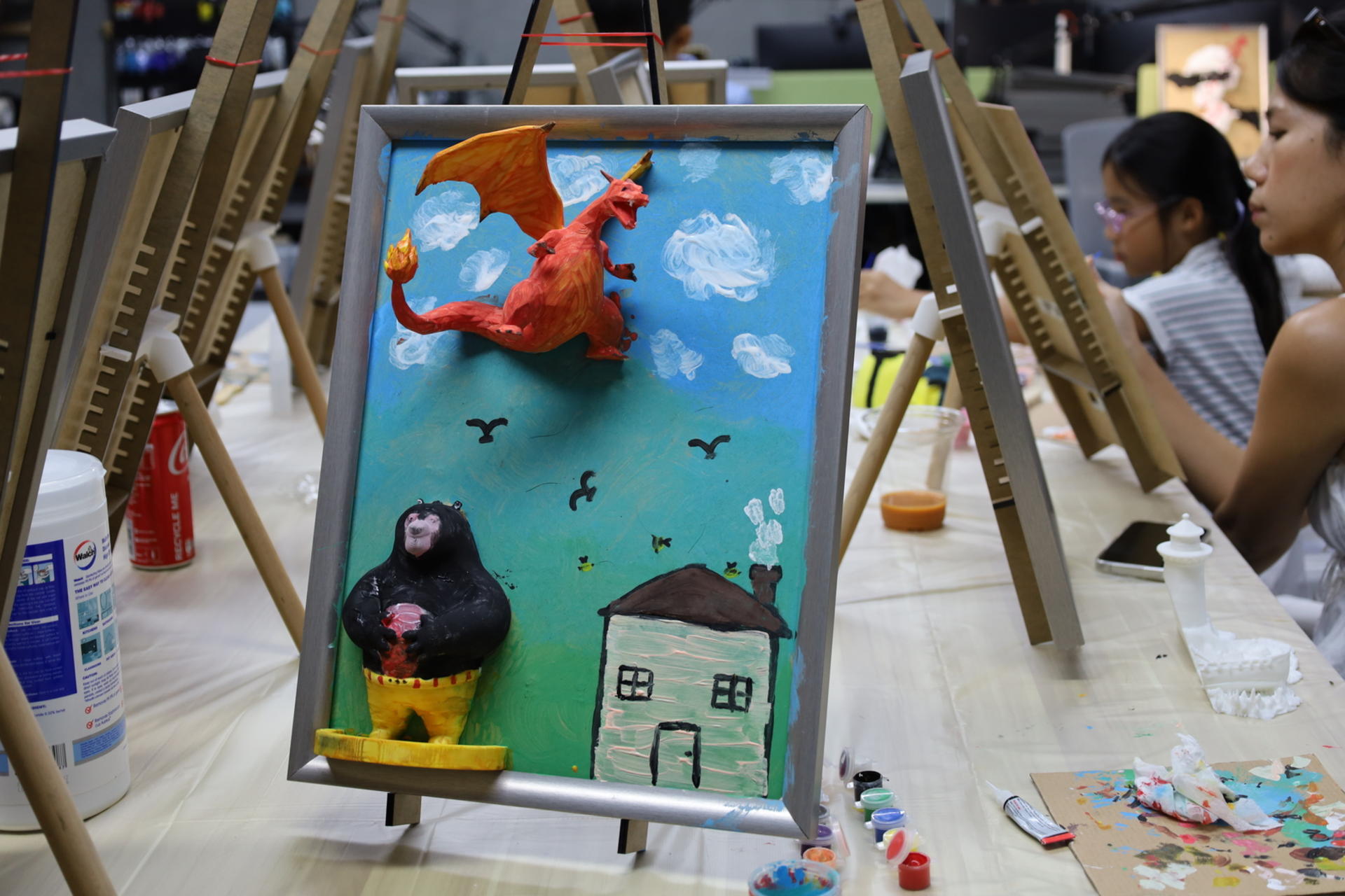 3D Art Jamming and Canvas Painting in Singapore - Thumbnail 11