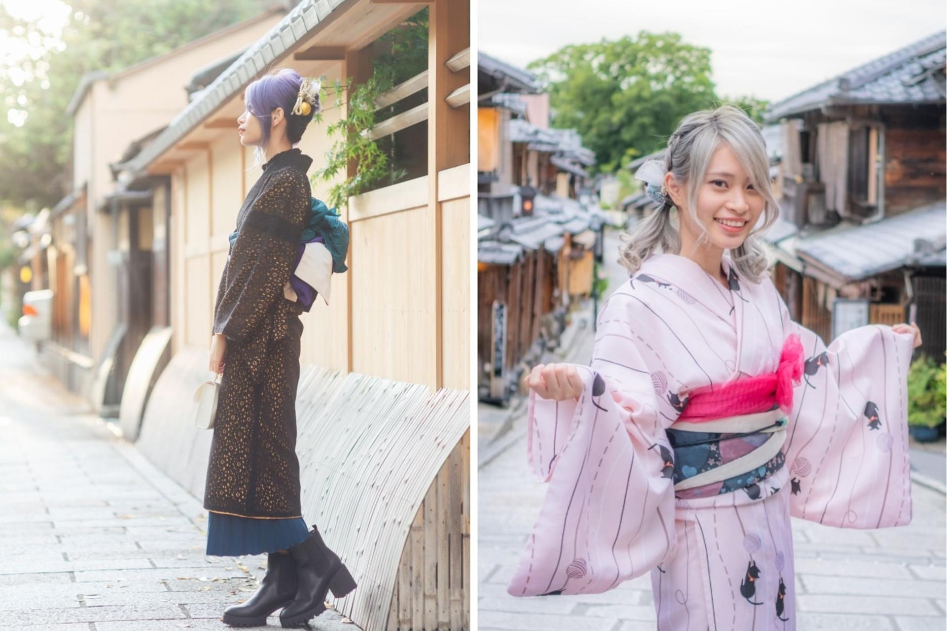 Kiyomizu-dera Kimono Rental (Kyoto/Women's Hair Set Included/Aiwafuku Kiyomizu Chawanzaka Store) - Thumbnail 25