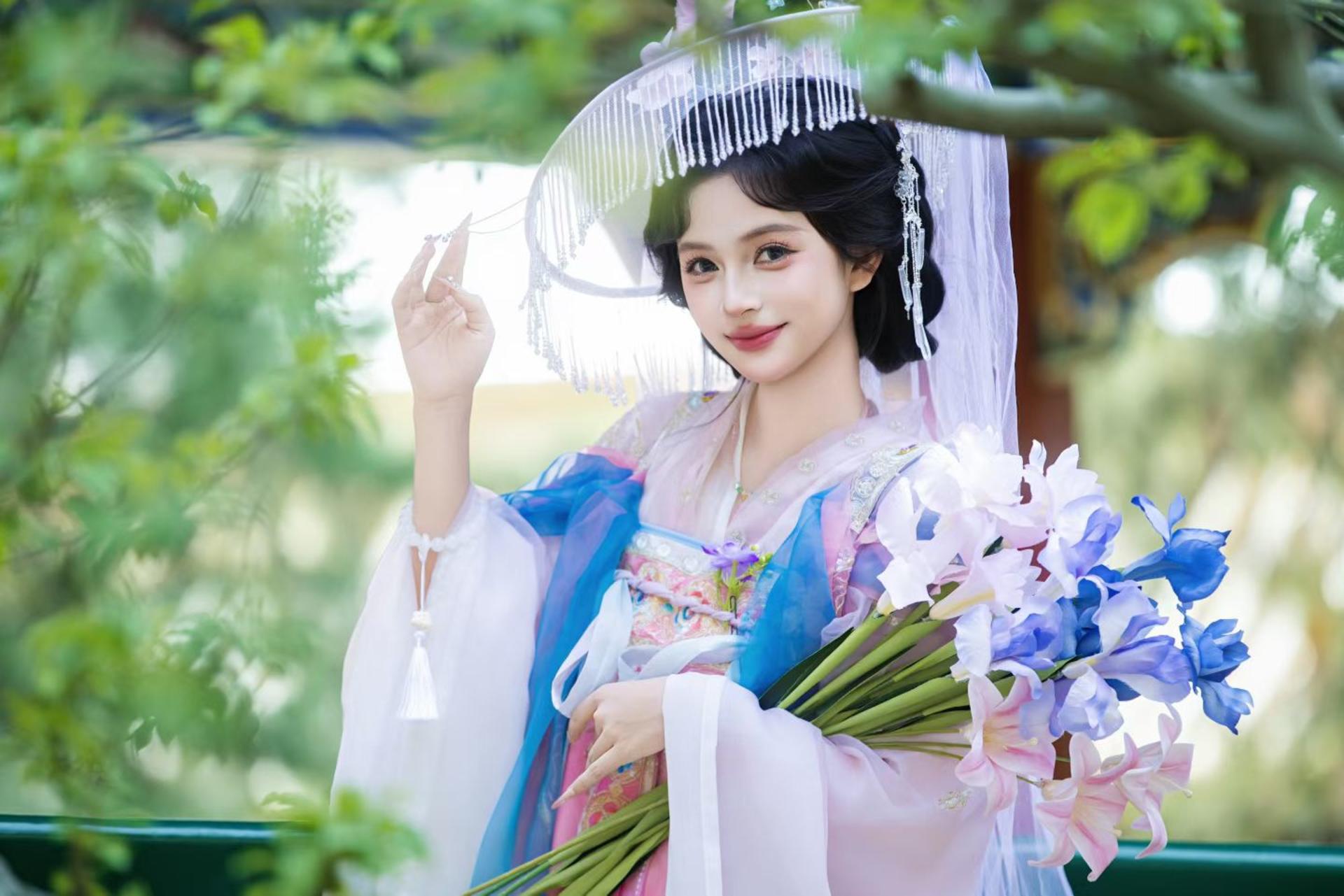 Beijing Temple of Heaven Hall of Prayer for Good Harvests Hanfu Rental · Ancient Costume Travel Photography Cheongsam Photography - Thumbnail 18
