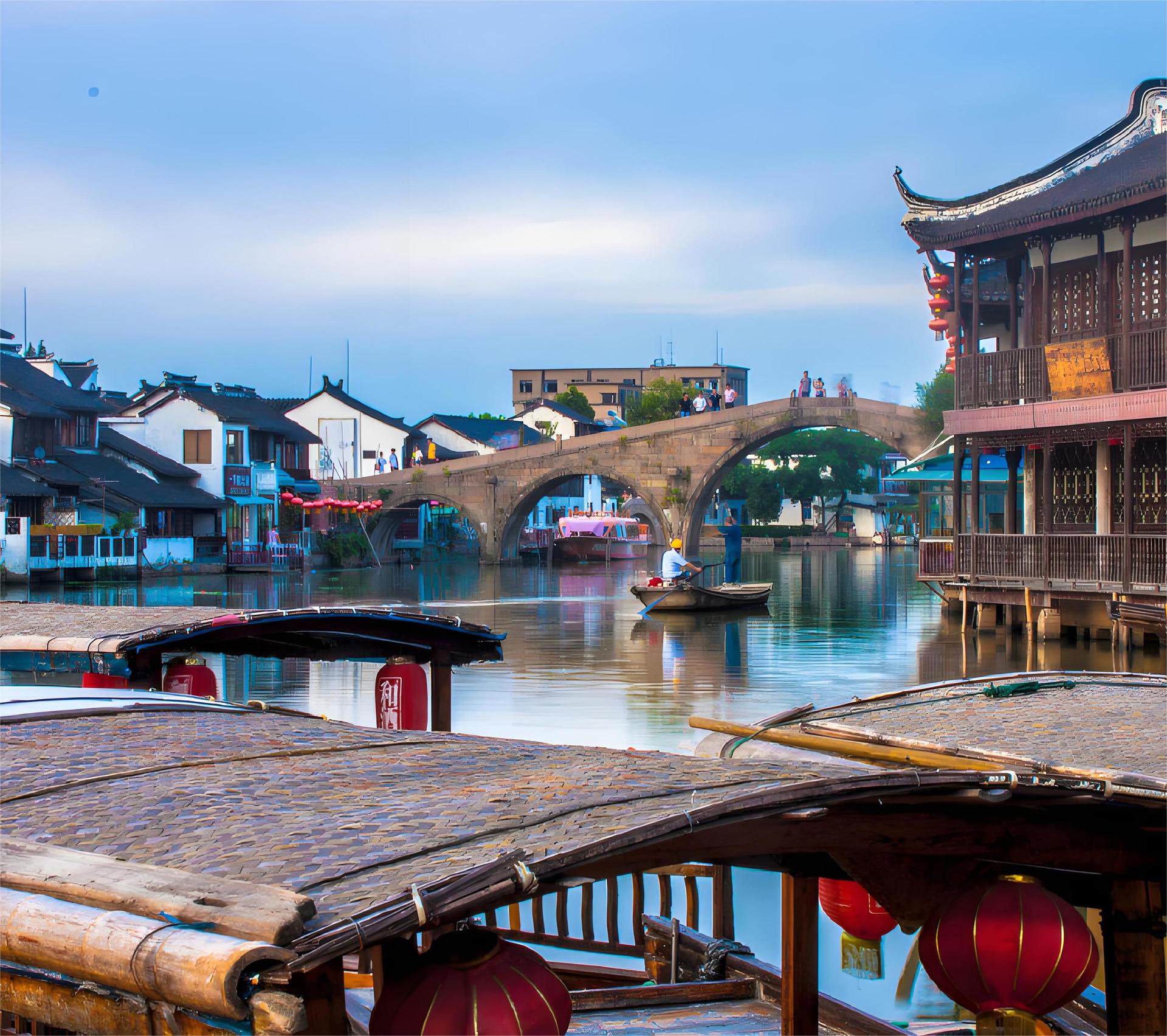 Private Guided Day Tour of Zhujiajiao, Shanghai + Leisure Shopping  - Image 1