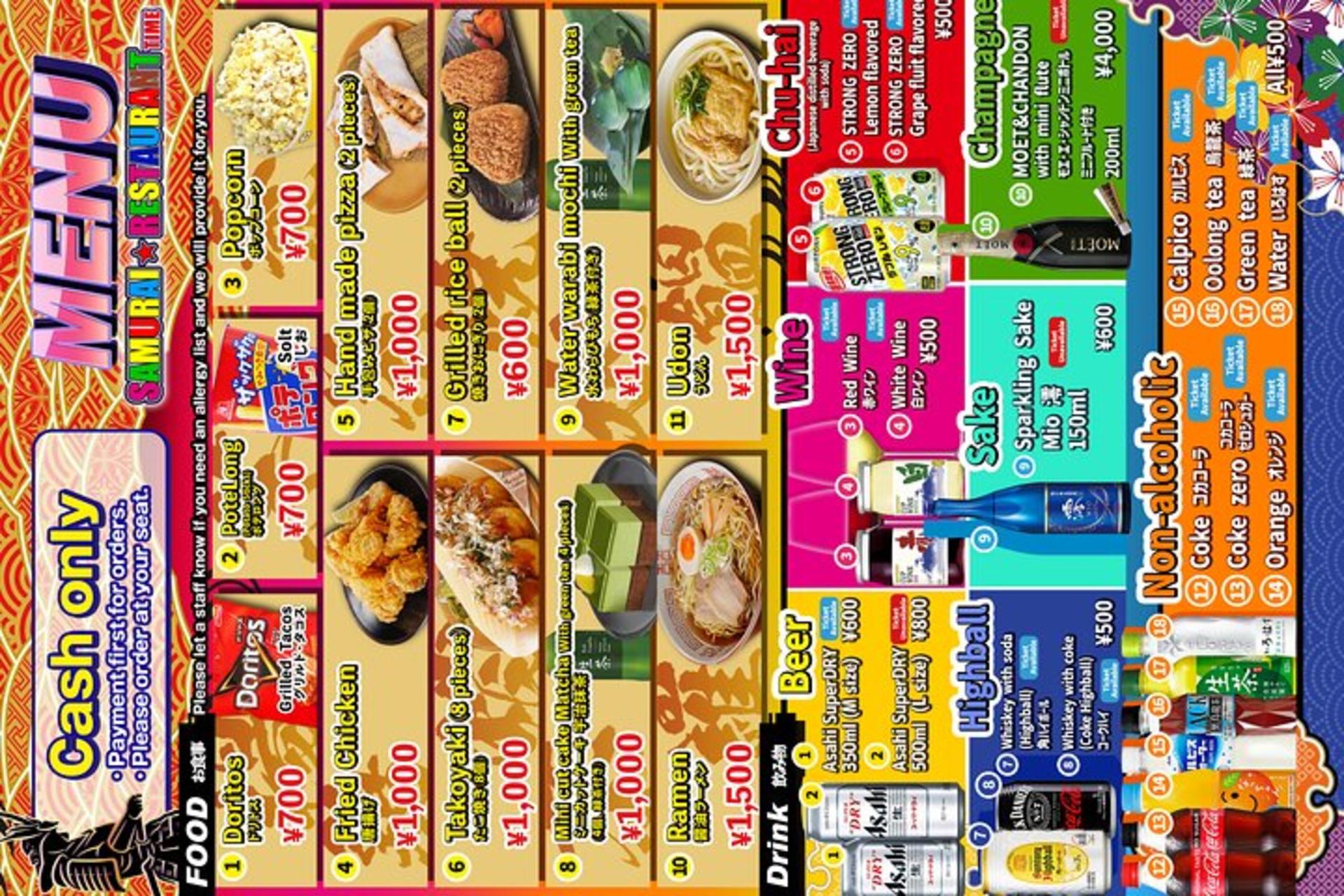Samurai Restaurant Ticket with Sushi, 1 Drink & Matcha Sweet Set 18+ - Thumbnail 13