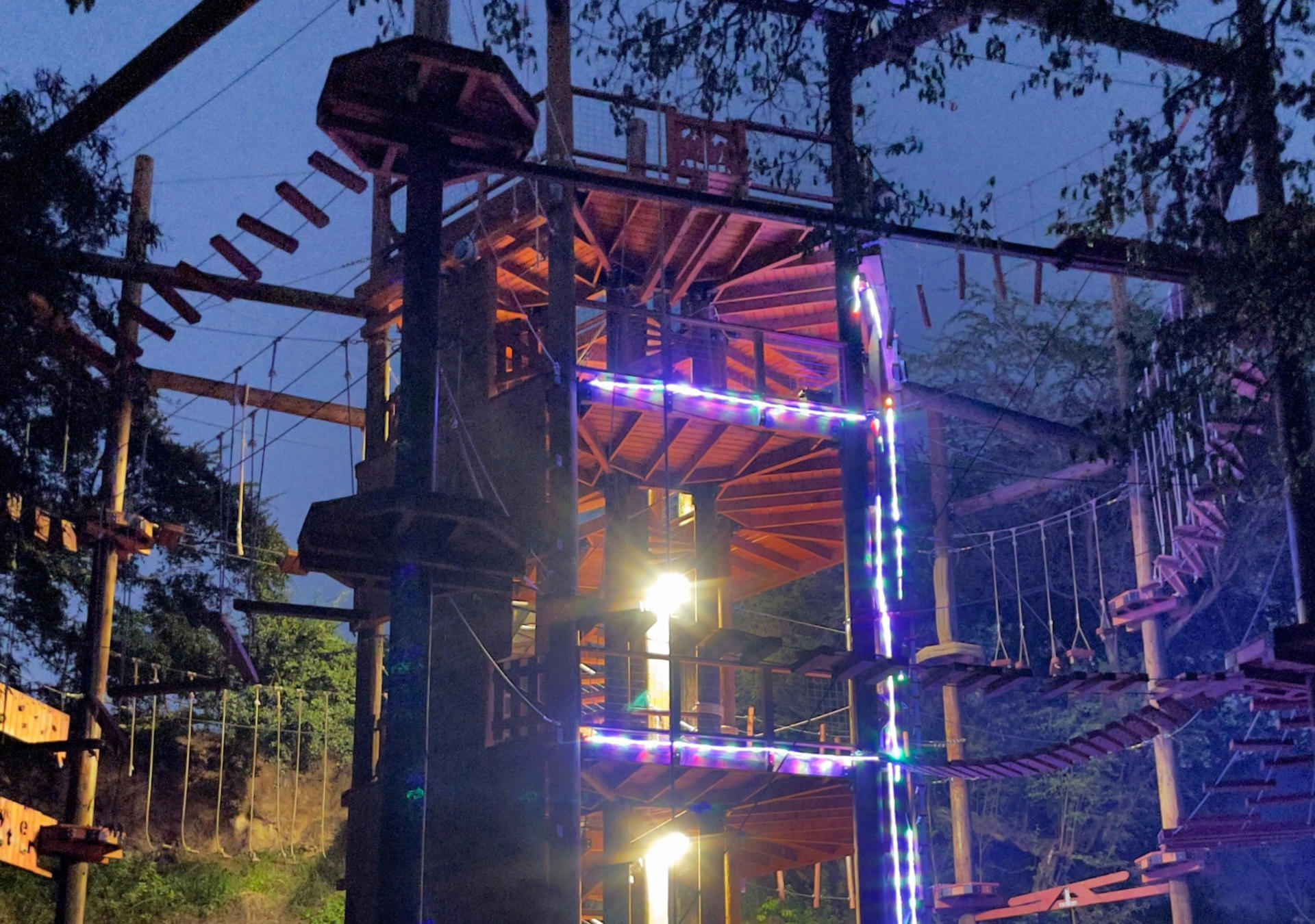 Night Ninja Course Experience with Campfire in Oahu - Image 1
