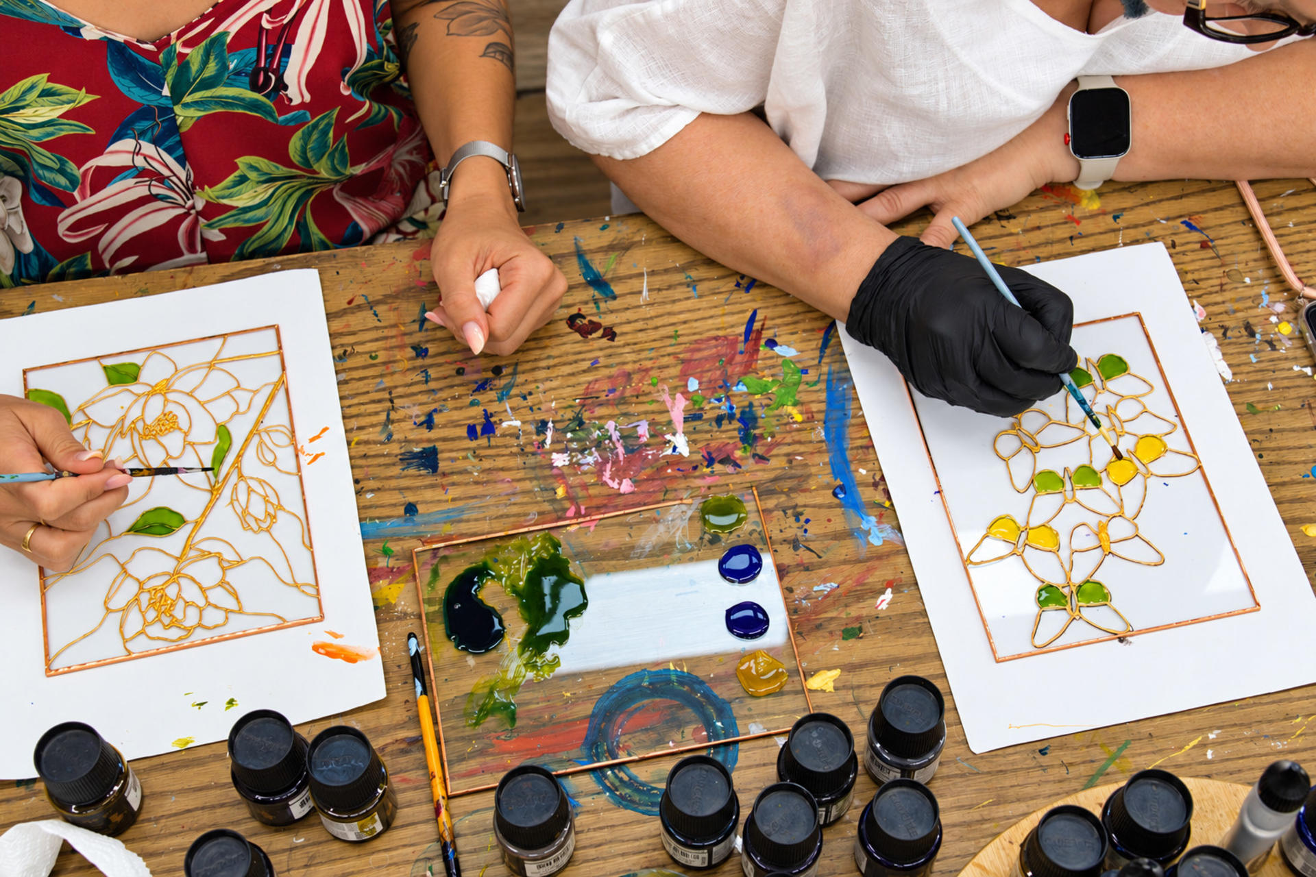 Rooftop Stained Glass Painting Workshop with Fairy Chimney Views - Thumbnail 9